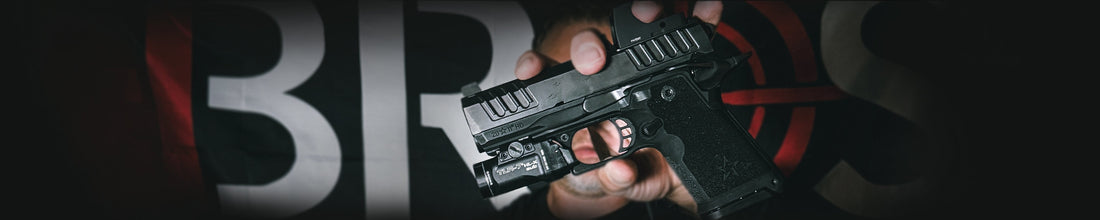 A person touching a TLR-7HL-X Sub on a Staccato C3.6