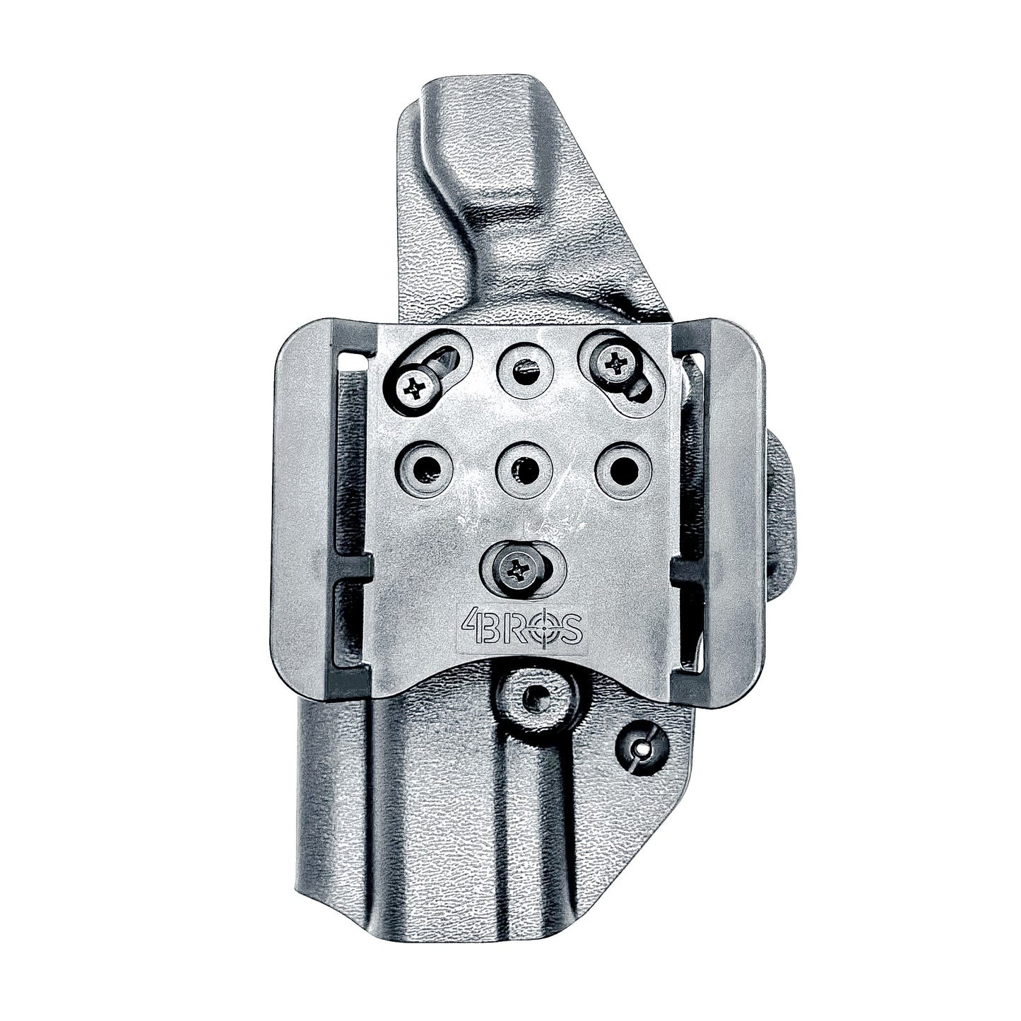 4.25" 1911 Outside Waistband (OWB) Holster, adjustable retention, open muzzle, high sweat shield, .093" thick material, Made in USA. (Ruger, S&W, Rock Island)