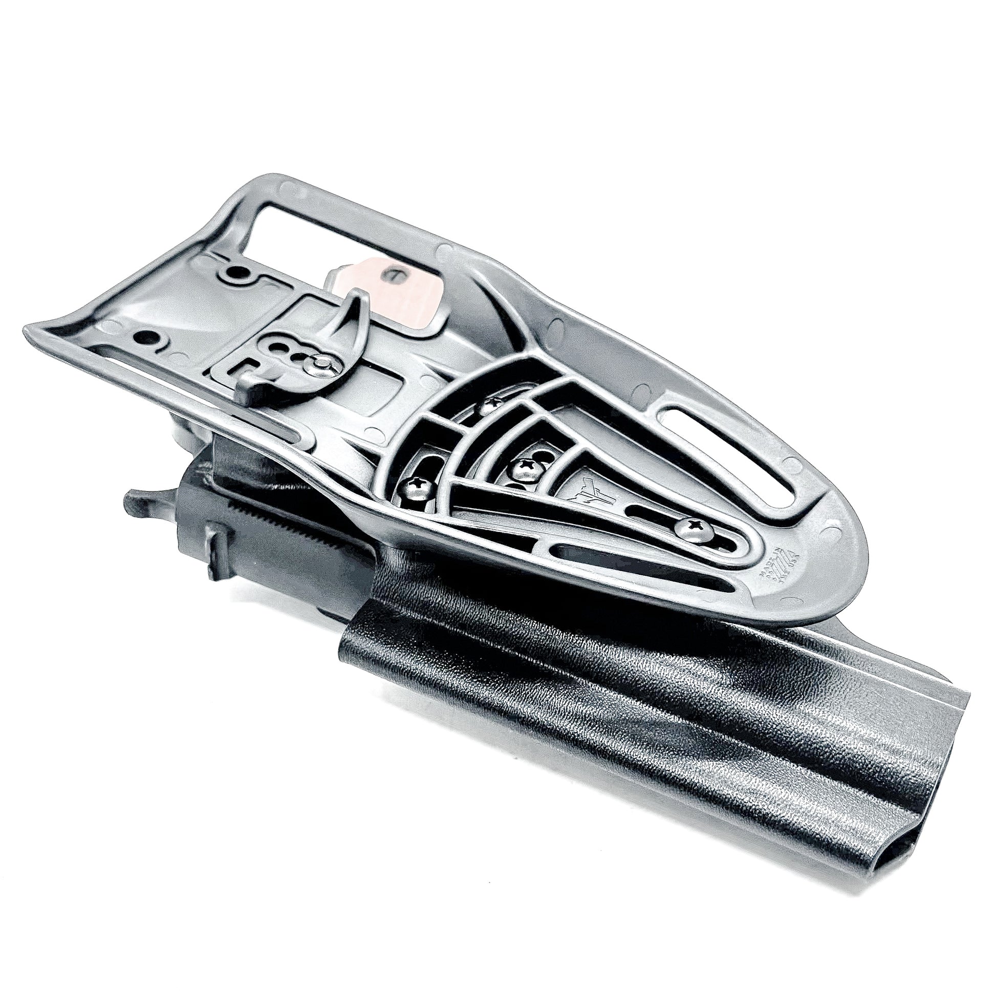 G.I. 1911 Duty & Competition OWB holster fits 5" Ruger, Kimber, S&W, Rock Island. .093" thermoplastic, adjustable retention, hanger compatible, Made in USA.