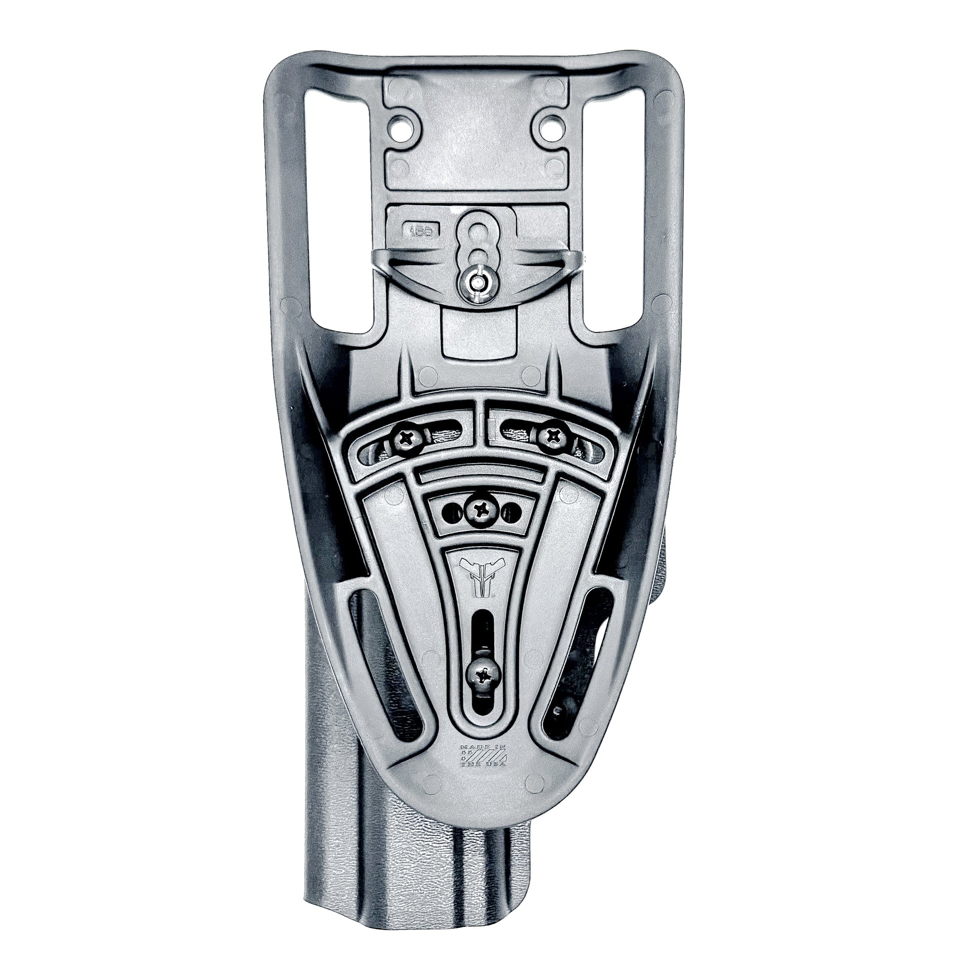 G.I. 1911 Duty & Competition OWB holster fits 5" Ruger, Kimber, S&W, Rock Island. .093" thermoplastic, adjustable retention, hanger compatible, Made in USA.