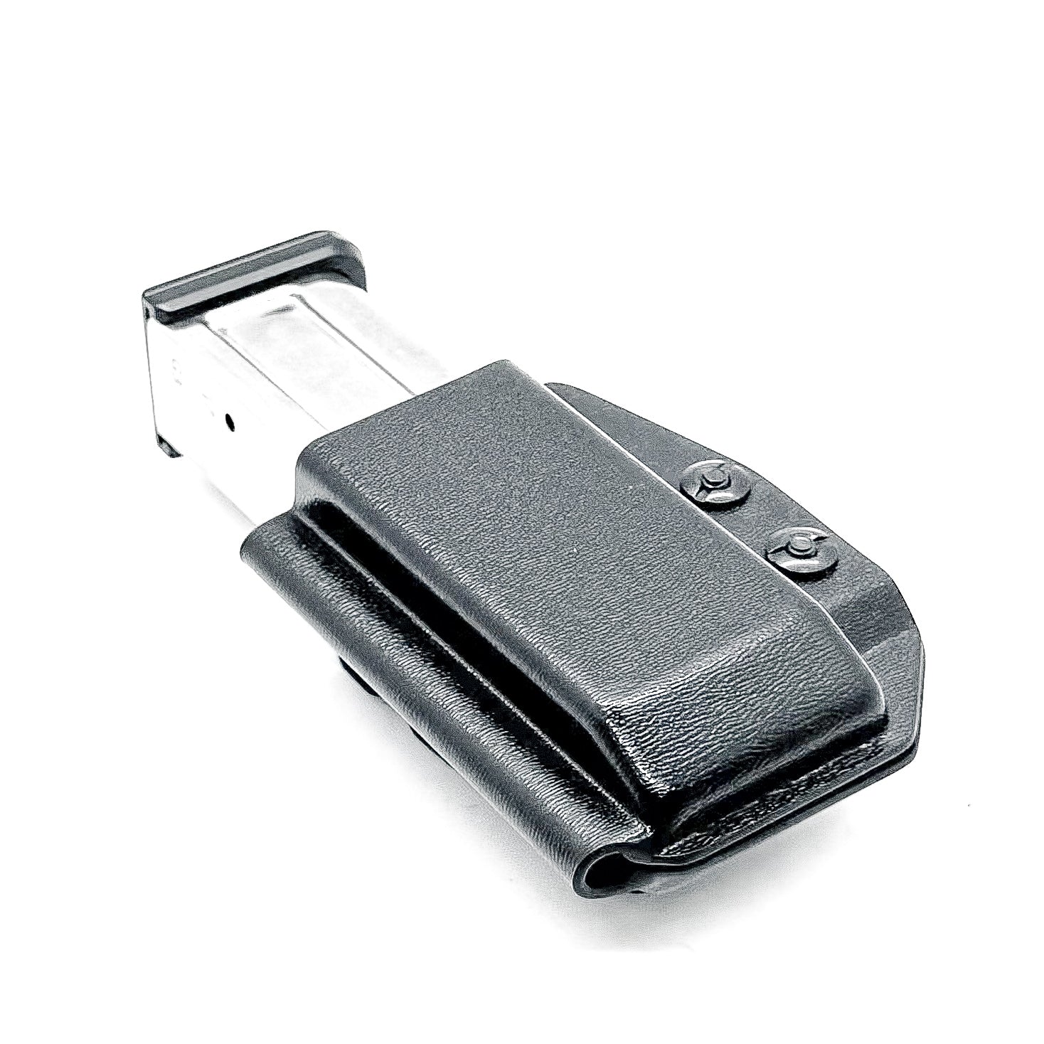 Black Kydex IWB AIWB appendix inside waistband magazine pouch carrier or holster for the 2011 mags from Four Brothers 4BROS Holsters.