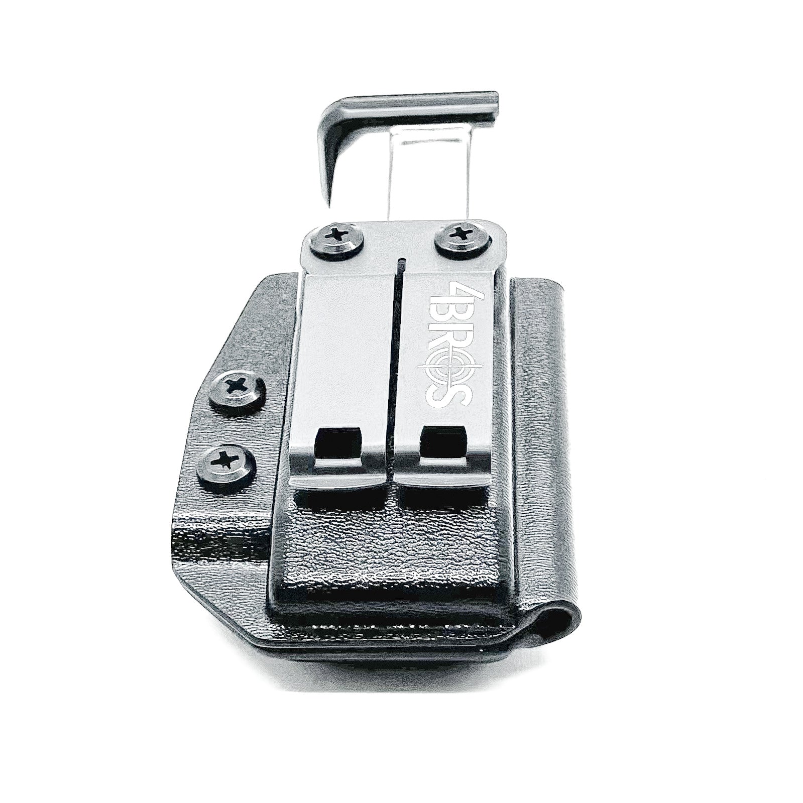 Black Kydex IWB AIWB appendix inside waistband magazine pouch carrier or holster for the 2011 mags from Four Brothers 4BROS Holsters.