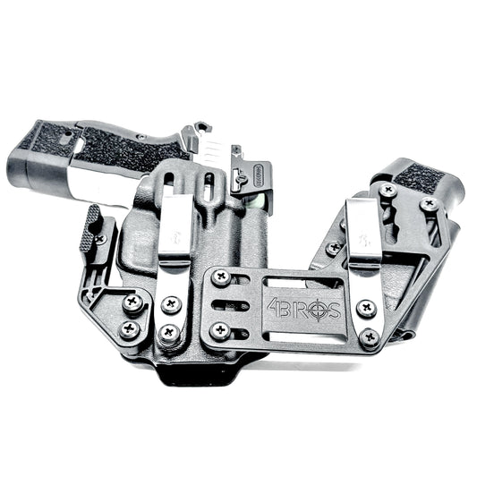 Kimber CDS9 IWB RaceCar Appendix Rig. Inside Waistband sidecar holster and magazine carrier system with adjustable spacing, optics compatibility, and comfort.
