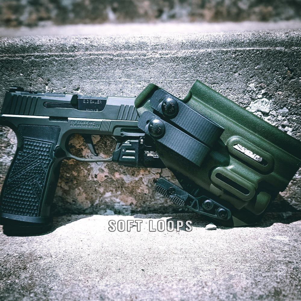 4BROS OD Green Holster with Soft Loops