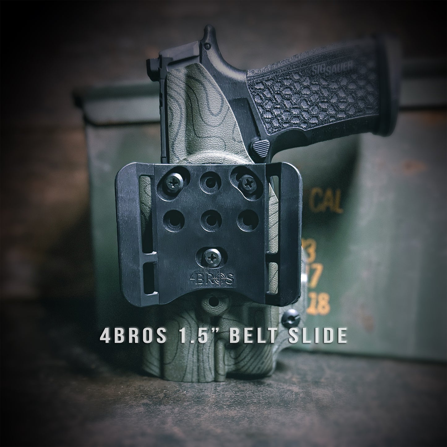 4BROS 1.5" Outside Waistband OWB Holster Belt Slide