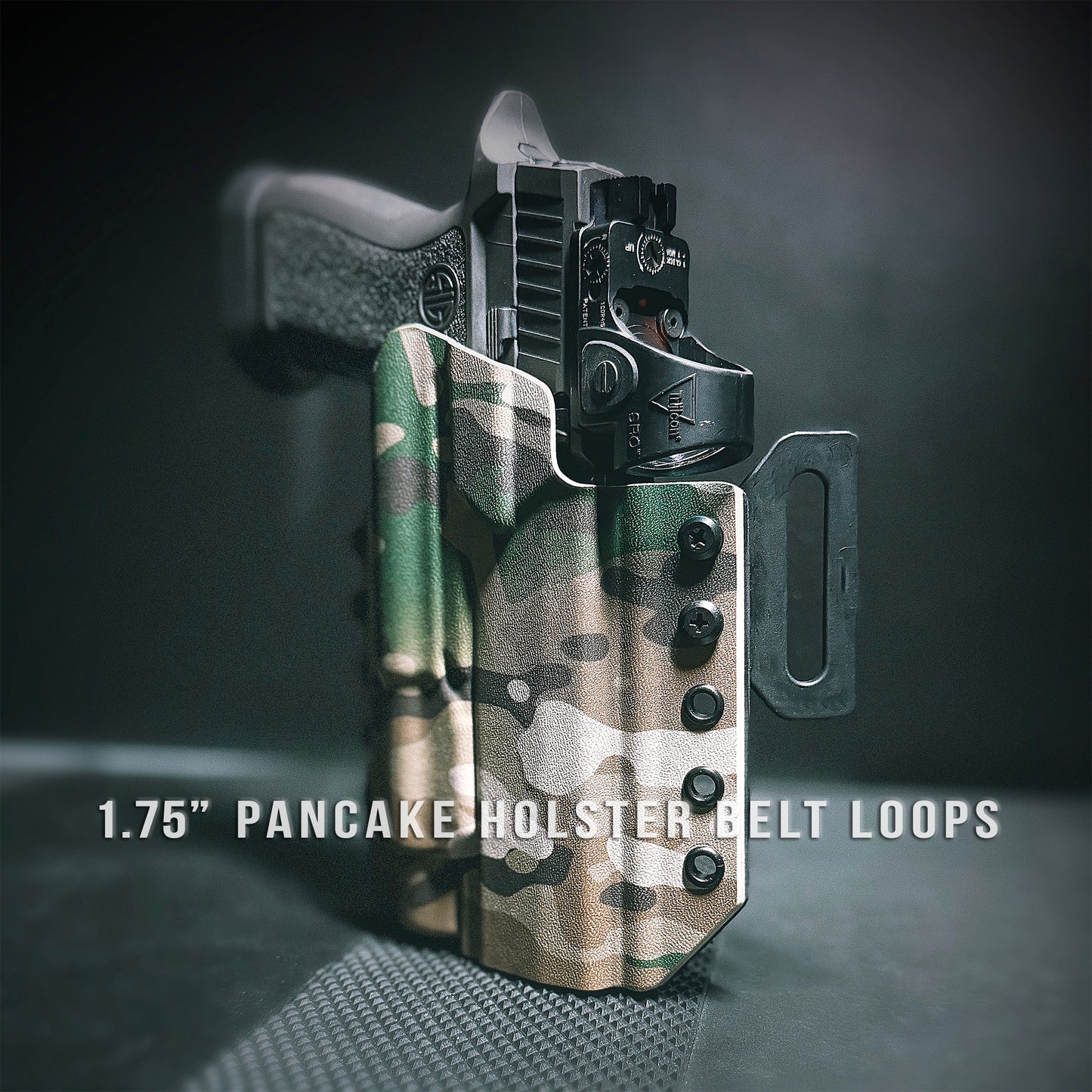 4BROS Holster with 1.75" Pancake Holster Belt Loops
