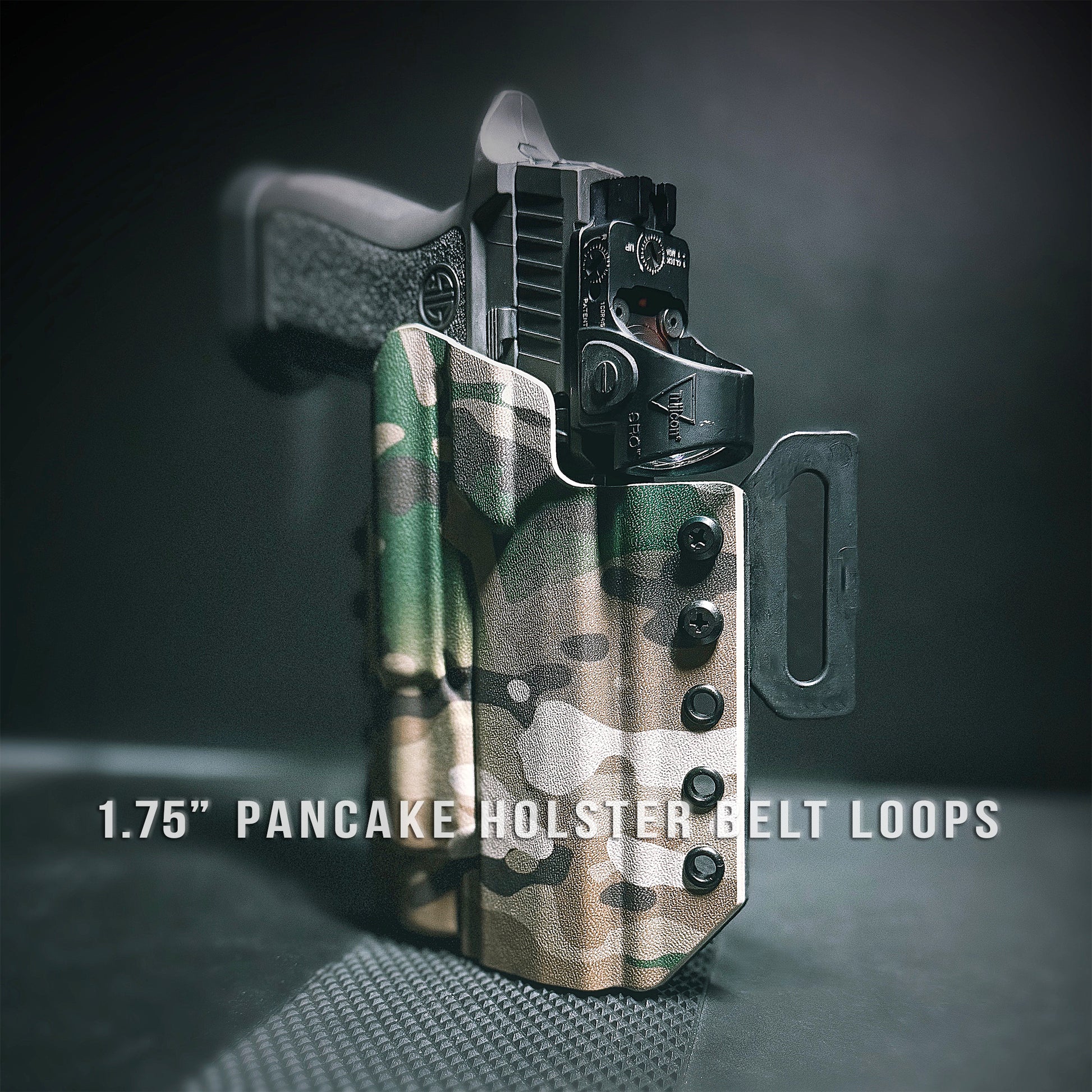 4BROS Holster with 1.75" Pancake Holster Belt Loops