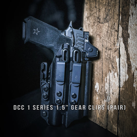 Discreet Carry Concepts 1 Series 1.5" Overhooks on a 4BROS IWB Staccato HD P4 Holster