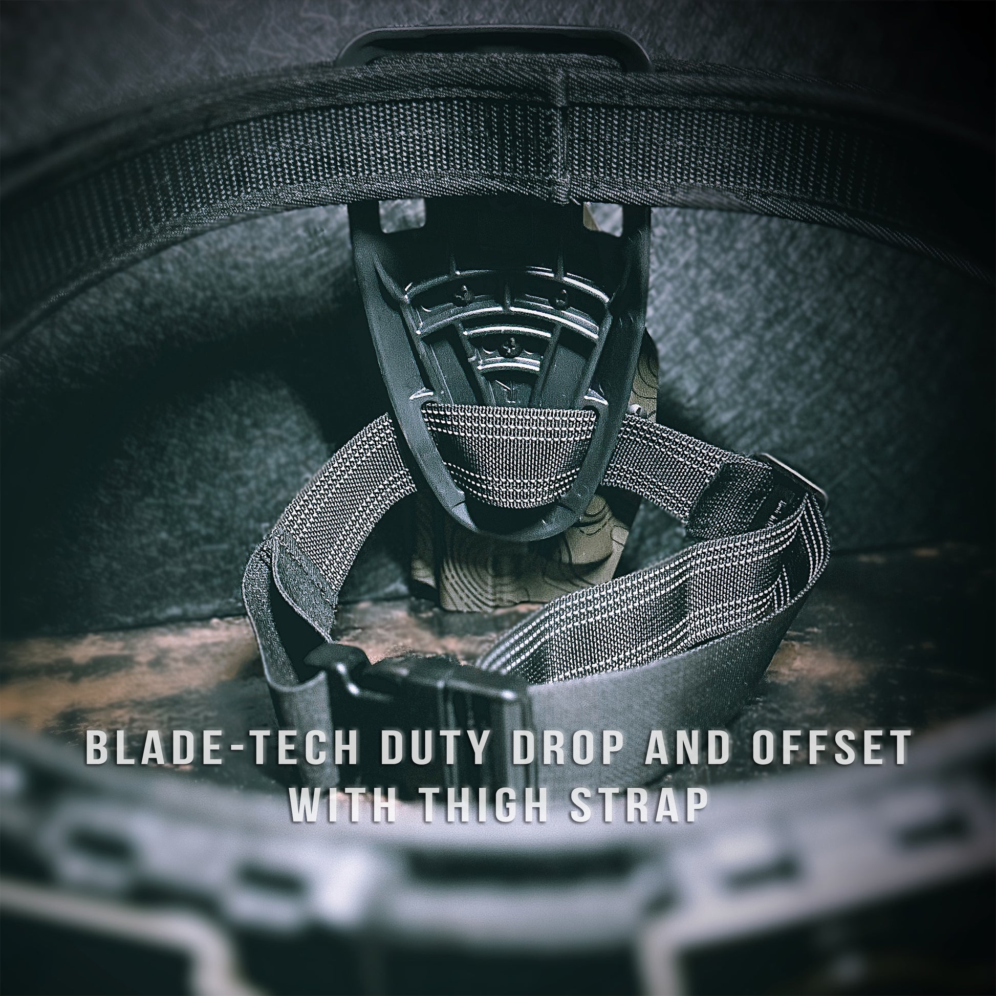 4BROS Holster with Blade-Tech Duty Drop and Thigh Strap