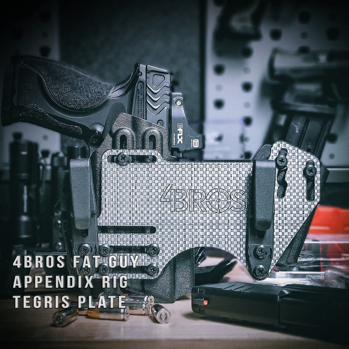 4BROS Holster with the Fat Guy's Appendix Rig plate