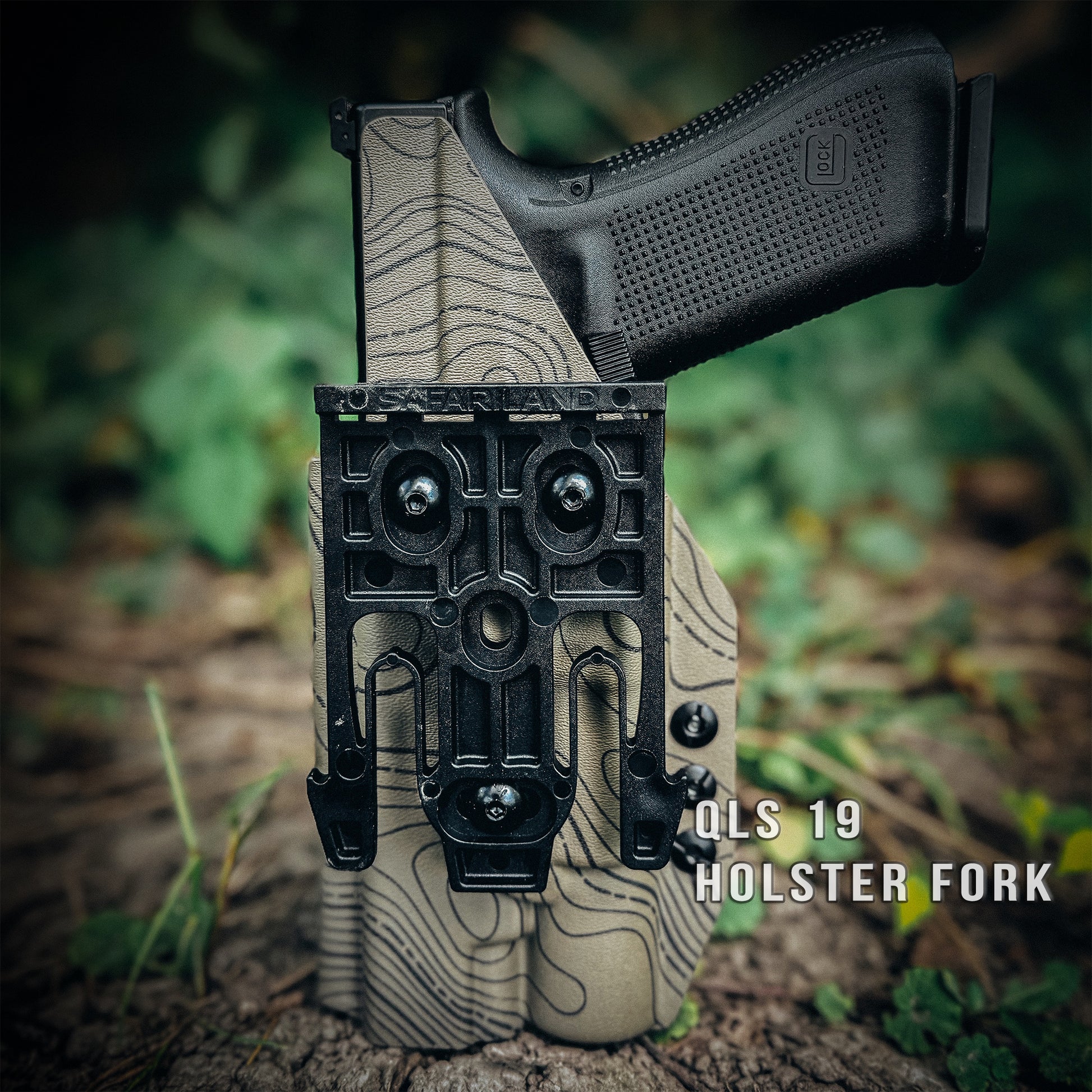 4BROS Outside Waistband OWB Holster QLS Fork Safariland