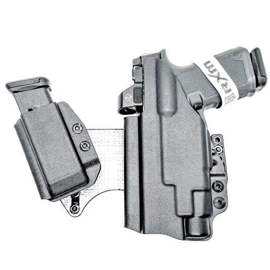 The 4Bros Holsters Ruger Dadbod Appendix Rig offers comfort, secure retention, and better concealment for bigger guys who carry pistols appendix. Made in the USA