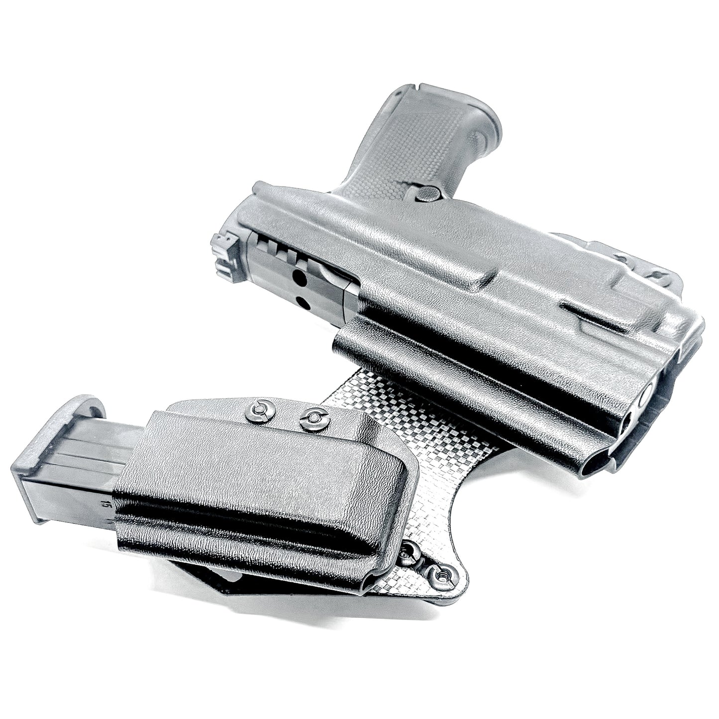 The 4Bros Holsters Walther Dadbod Appendix Rig offers comfort, secure retention, and better concealment for bigger guys who carry pistols appendix. Made in the USA
