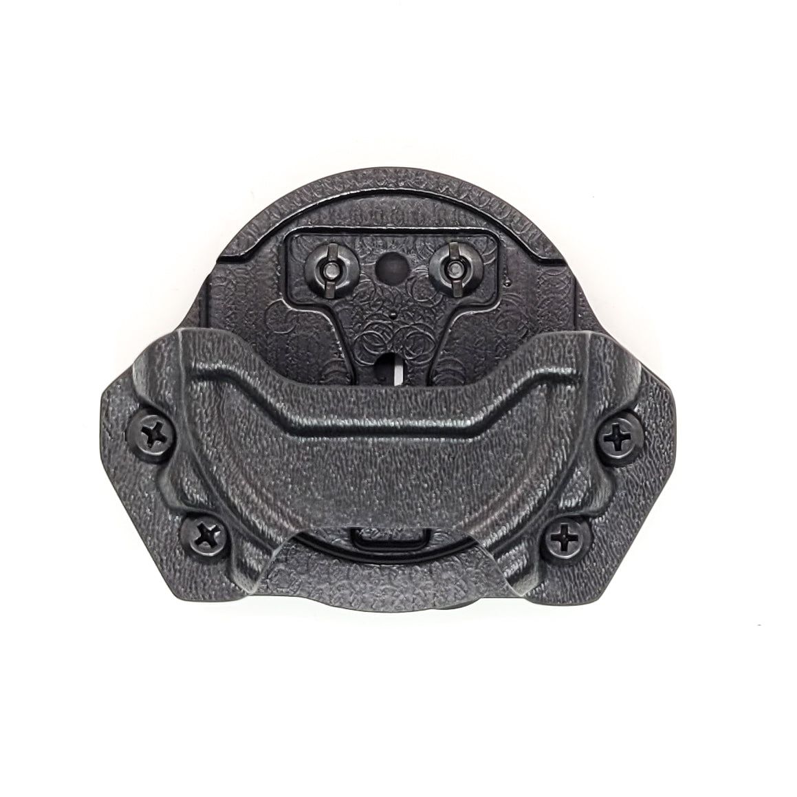 Kydex dip can (or chew can) holster designed to ride on your belt and hold your favorite adult lip candy securely, shop Four Brothers Holsters.