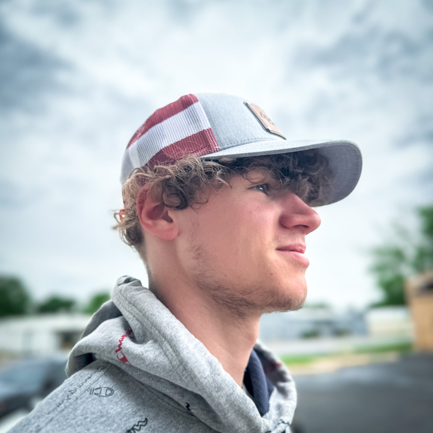 The 4Bros Proud Patriot Trucker is our take on what a true American should wear! It is intended to be your everyday hat, just like our holsters. Take it with you everywhere. The more wear it has and the dirtier it gets, the better it looks. 4Bros Laser Engraved Leather Logo, Comfort fit, and Snapback closure.