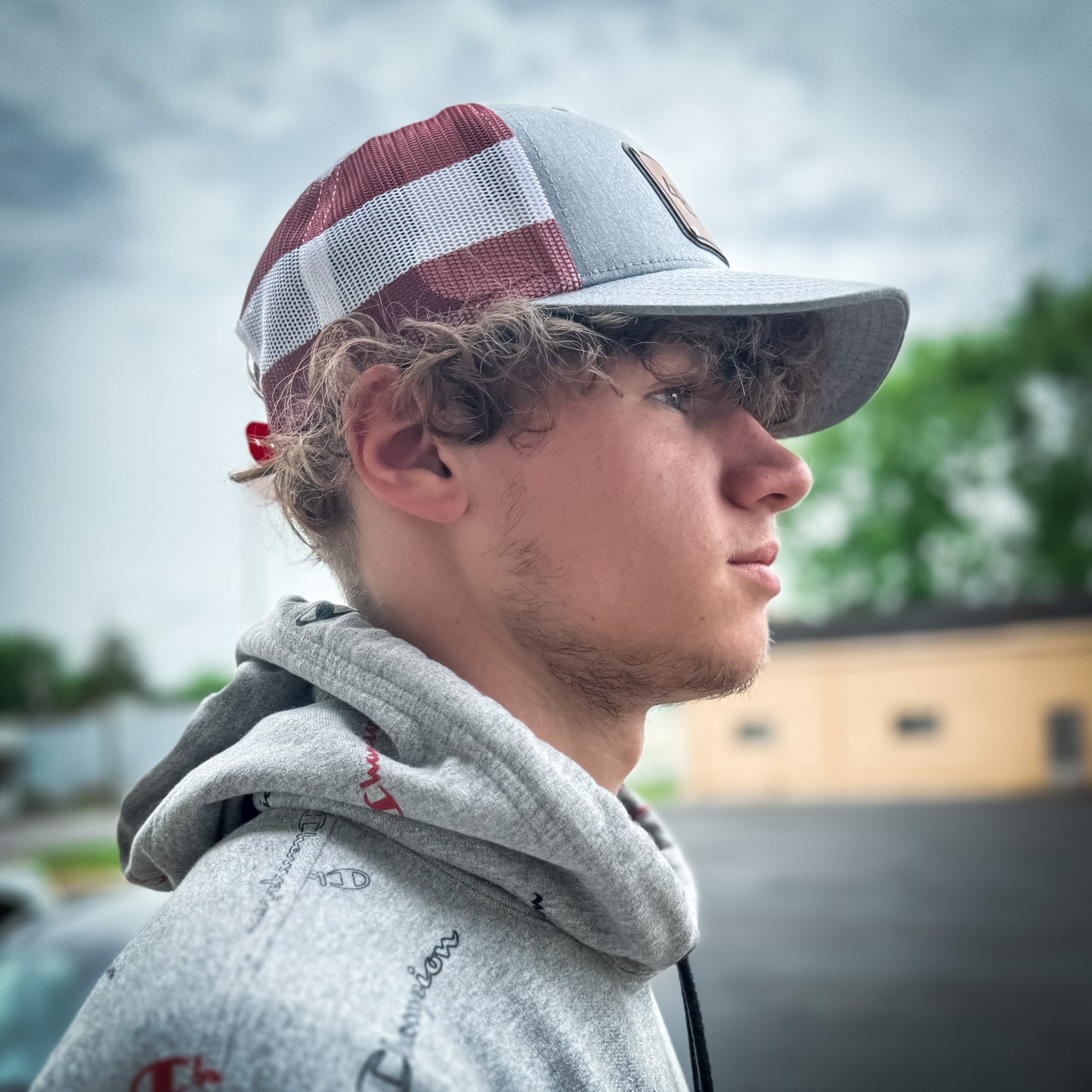The 4Bros Proud Patriot Trucker is our take on what a true American should wear! It is intended to be your everyday hat, just like our holsters. Take it with you everywhere. The more wear it has and the dirtier it gets, the better it looks. 4Bros Laser Engraved Leather Logo, Comfort fit, and Snapback closure.
