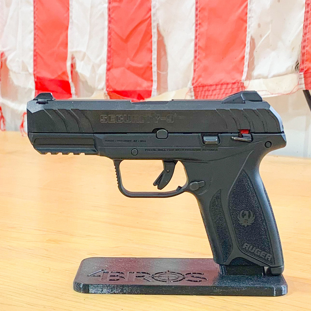 For the best 3D-printed Subcompact Pistol Stand confirmed to fit the Sig P365, P365XL, P365-XMACRO, Glock 43X & 48, Hellcat & Hellcat Pro, shop 4BROS Holsters.