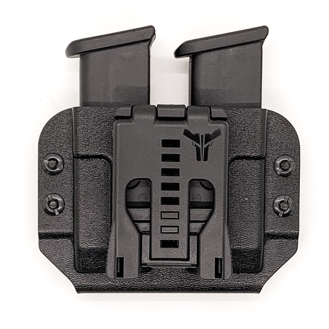 For the best Dual Magazine Pouch for Sig Sauer, Walther, Glock, S&W, and other double-stack 9mm and 40 S&W pistol magazines shop Four Brothers 4BROS Holsters.