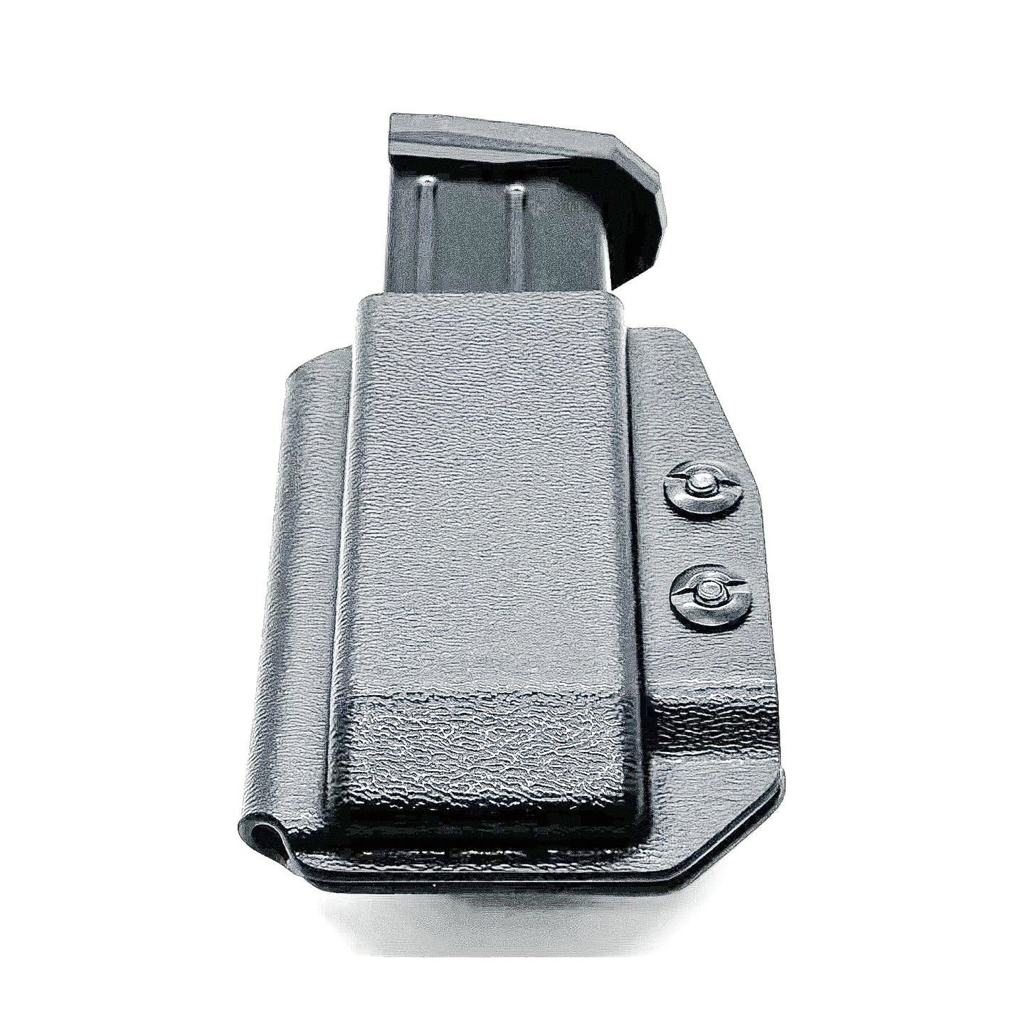 Black Inside Waistband IWB AIWB Arex Delta 9mm magazine carrier or holster from Four Brothers 4Bros Holsters. Made in the USA