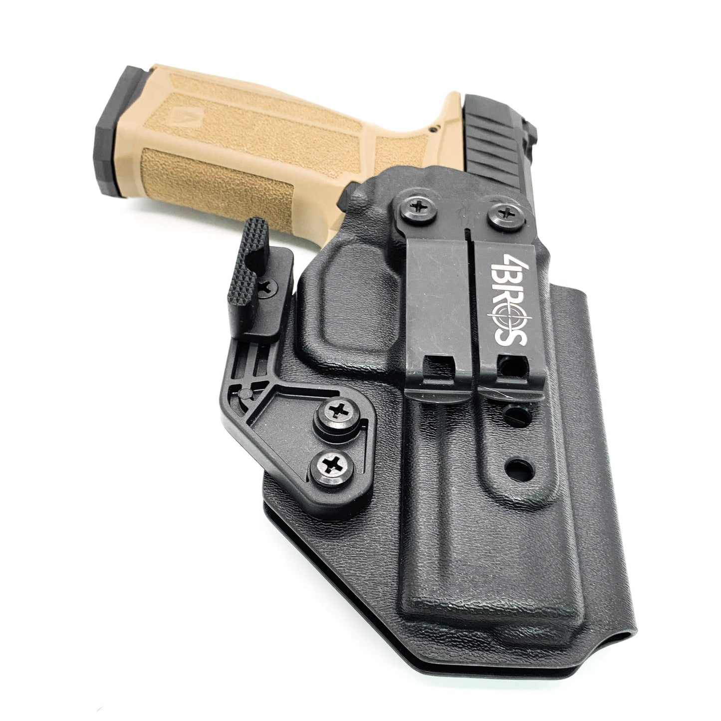 For the best IWB Kydex Inside Waistband Holster for the Arex Delta L, Delta M, and Delta X pistols shop Four Brothers 4BROS holsters. Proudly made in the USA.