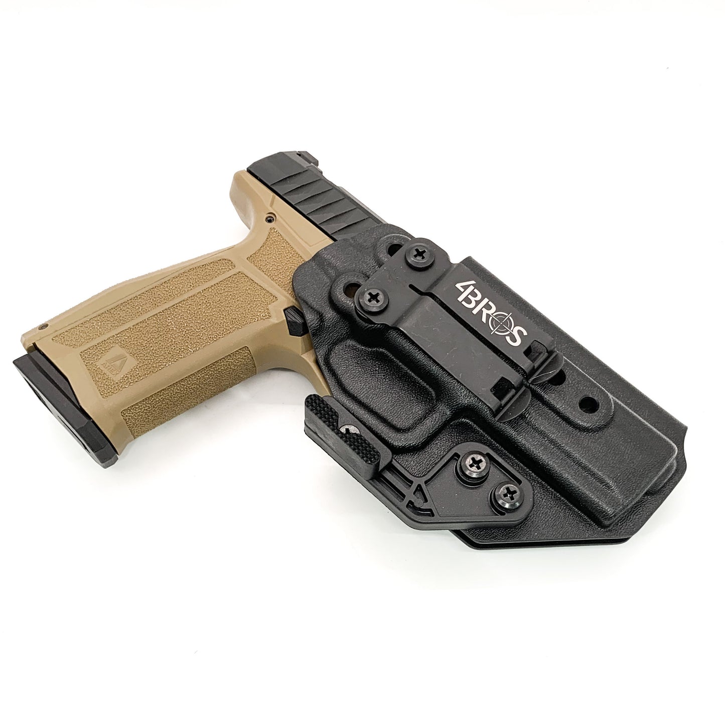 For the best IWB Kydex Inside Waistband Holster for the Arex Delta L, Delta M, and Delta X pistols shop Four Brothers 4BROS holsters. Proudly made in the USA.