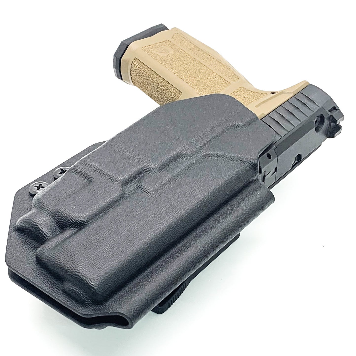 For the best Outside Waistband OWB holster for the Arex Delta L, M, and X pistol & Streamlight TLR-7X, TLR-7 X, or TLR-7 A, shop Four Brothers 4BROS holsters.