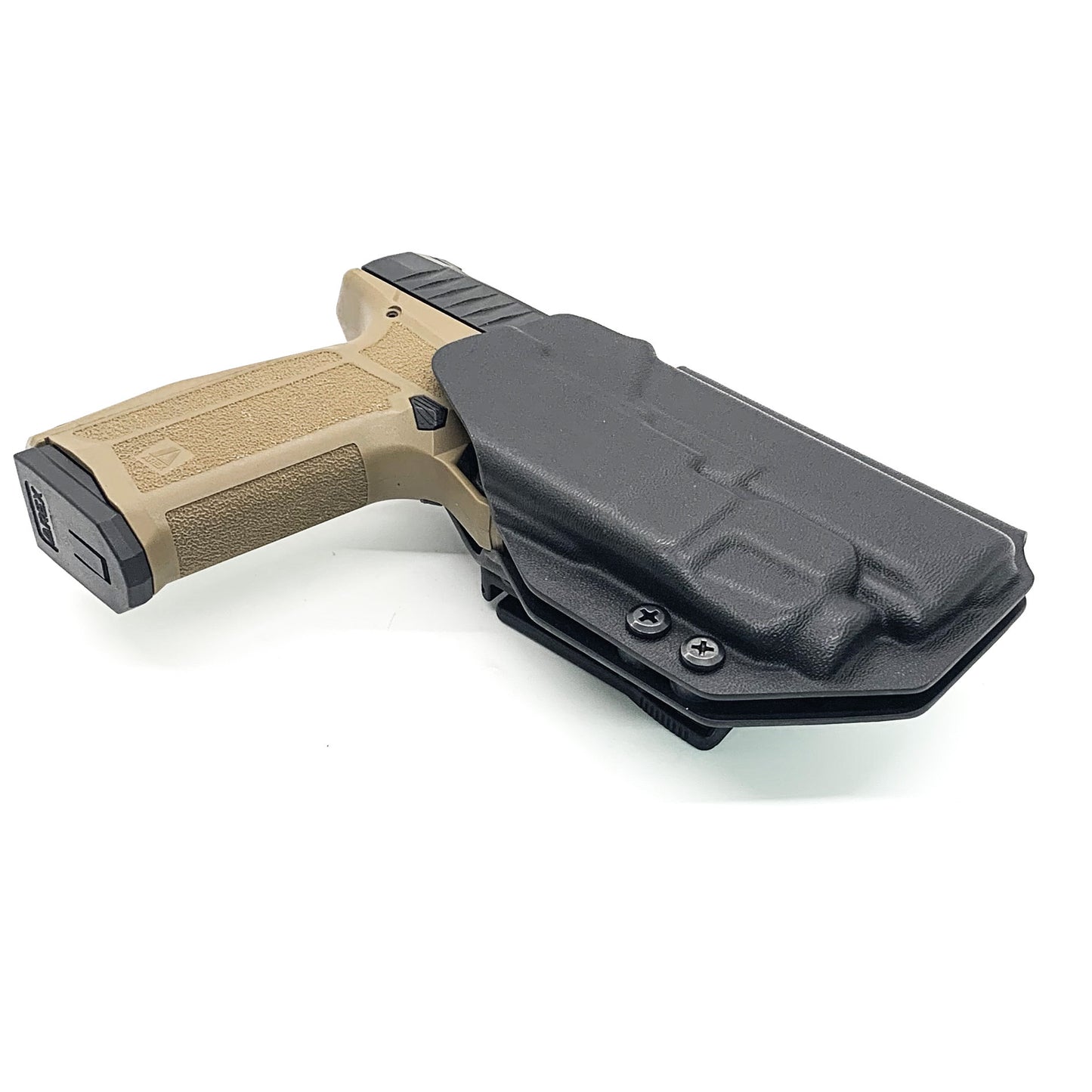 For the best Outside Waistband OWB holster for the Arex Delta L, M, and X pistol & Streamlight TLR-7X, TLR-7 X, or TLR-7 A, shop Four Brothers 4BROS holsters.
