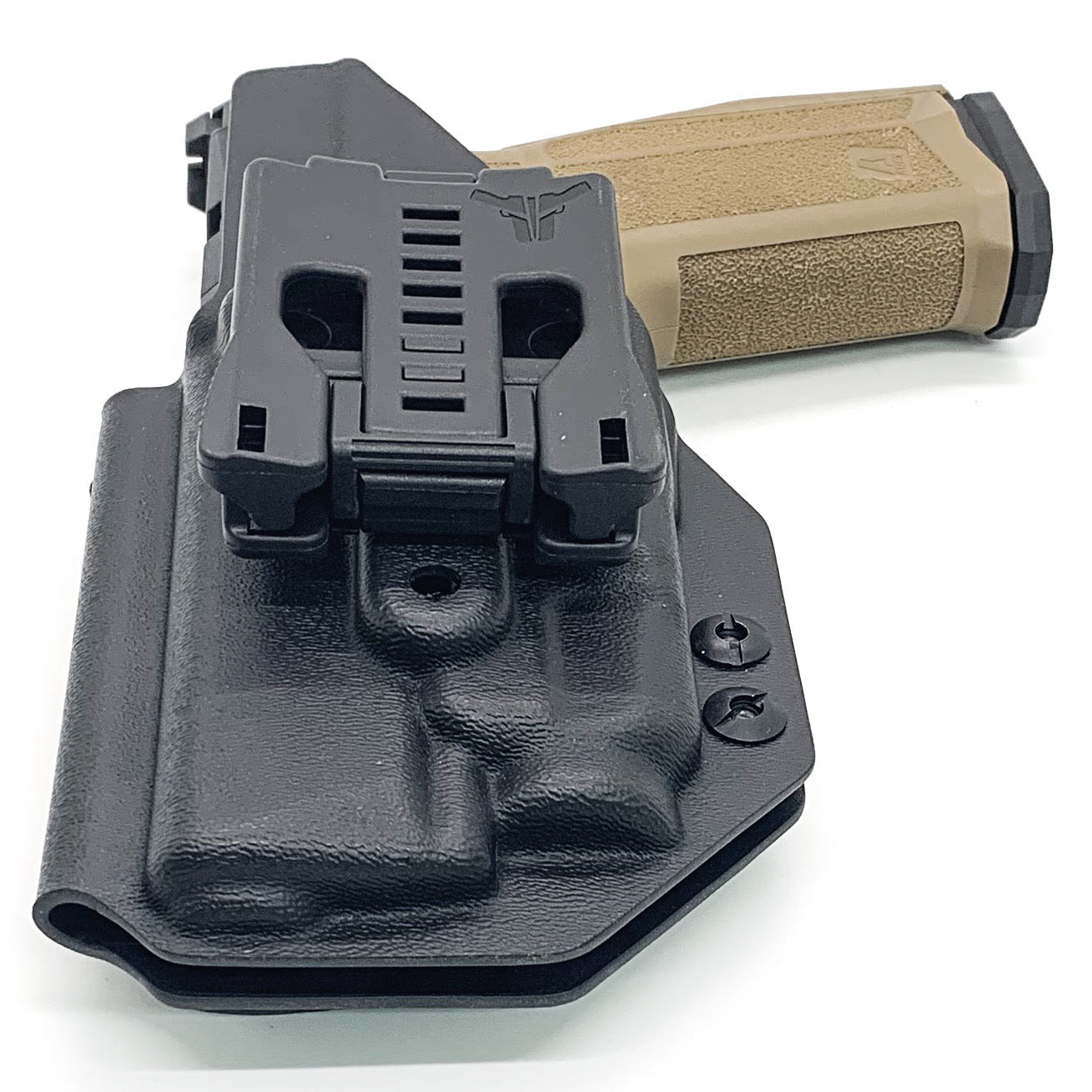For the best Outside Waistband OWB holster for the Arex Delta L, M, and X pistol & Streamlight TLR-7X, TLR-7 X, or TLR-7 A, shop Four Brothers 4BROS holsters.