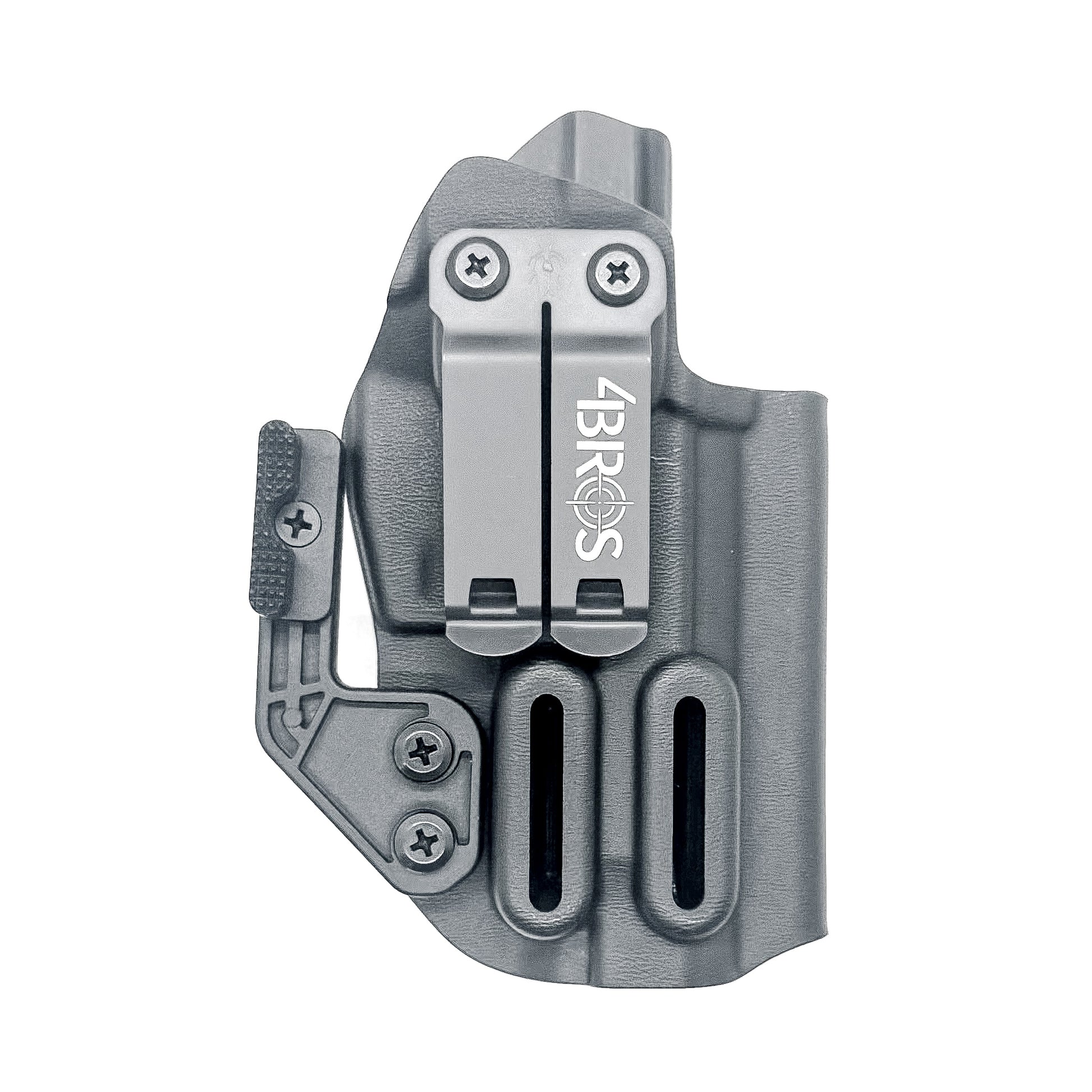 Black Beretta 80X Cheetah inside waistband holster with adjustable retention, red dot clearance, and Modwing compatibility.