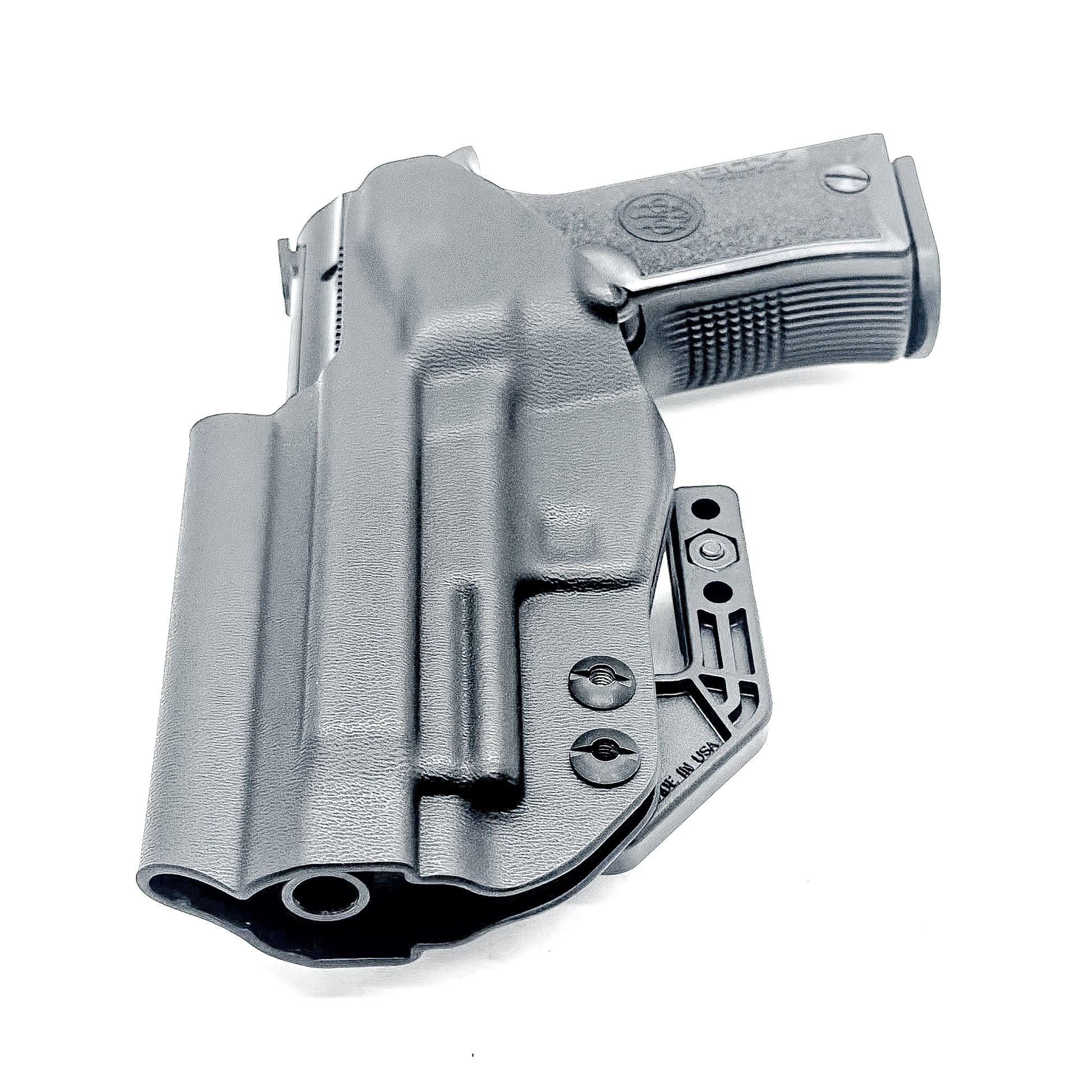 Black Beretta 80X Cheetah inside waistband holster with adjustable retention, red dot clearance, and Modwing compatibility.