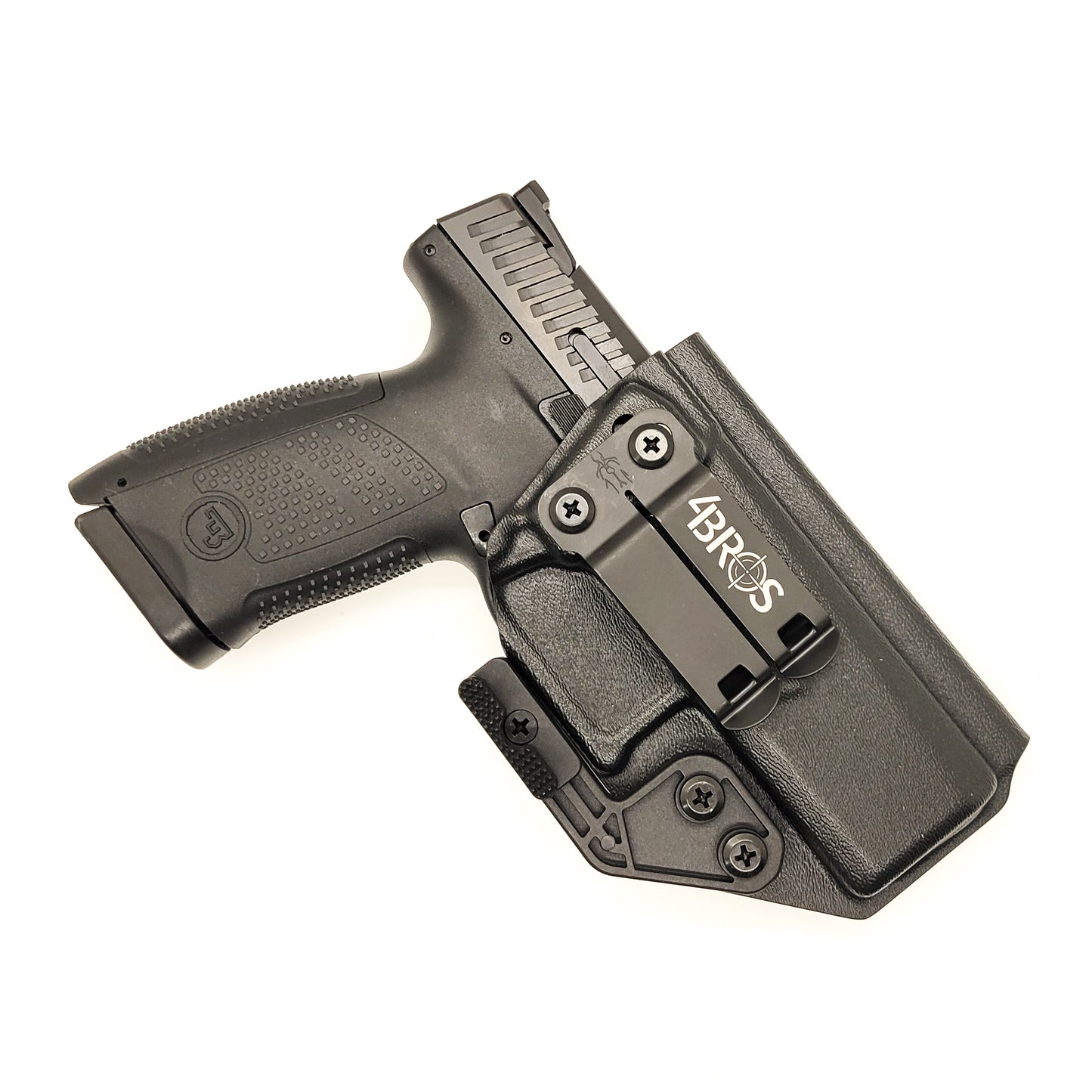 For the best, Inside Waistband IWB Holster for the CZ P-10, shop Four Brothers 4BROS Holsters. Adjustable retention and cant. Proudly made in the USA