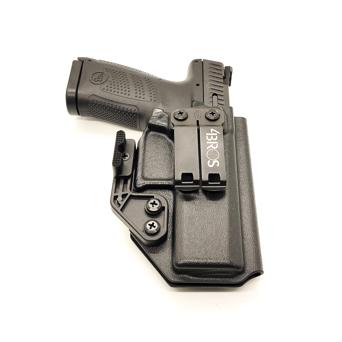 For the best, Inside Waistband IWB Holster for the CZ P-10, shop Four Brothers 4BROS Holsters. Adjustable retention and cant. Proudly made in the USA