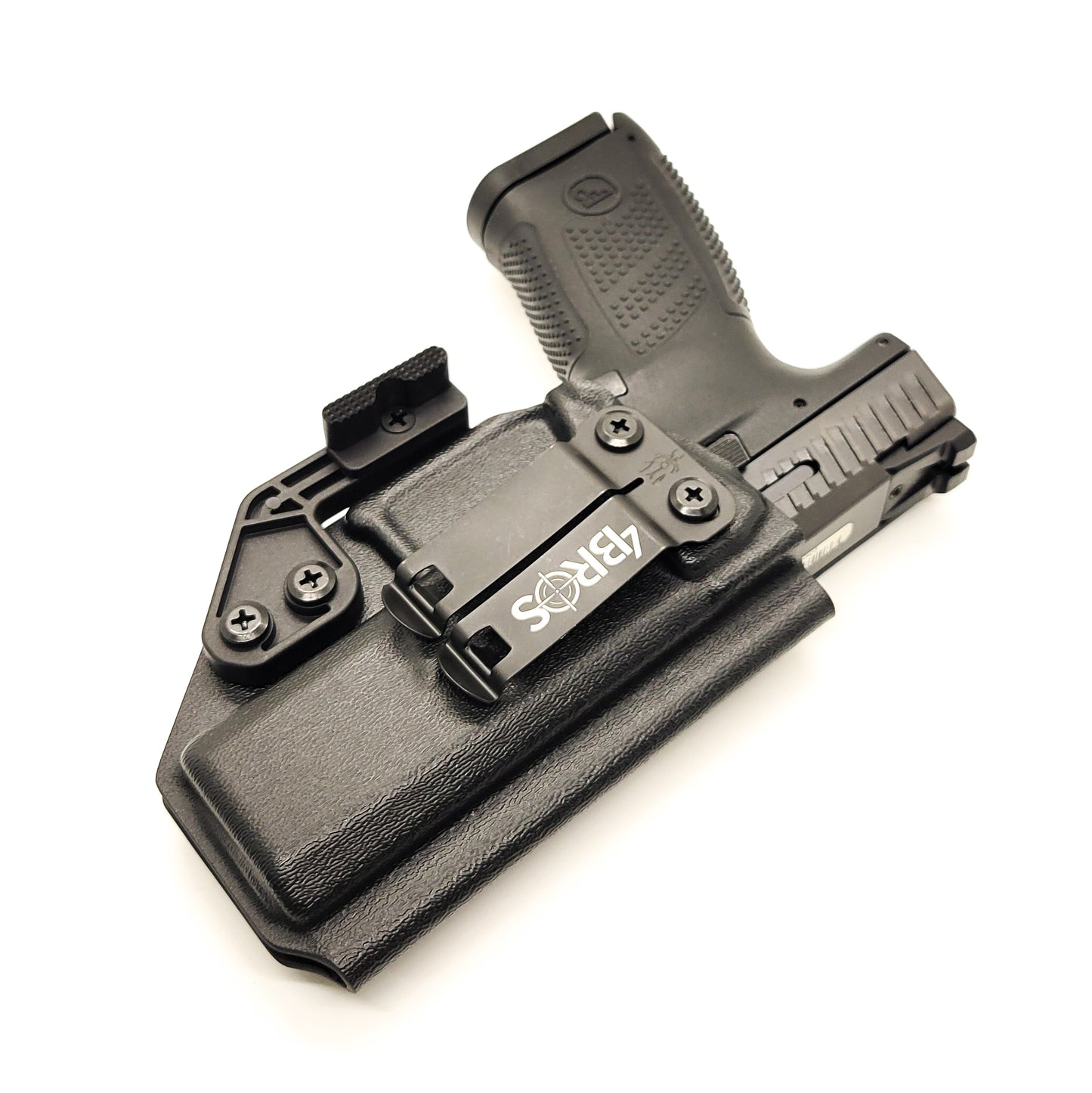 For the best, Inside Waistband IWB Holster for the CZ P-10, shop Four Brothers 4BROS Holsters. Adjustable retention and cant. Proudly made in the USA
