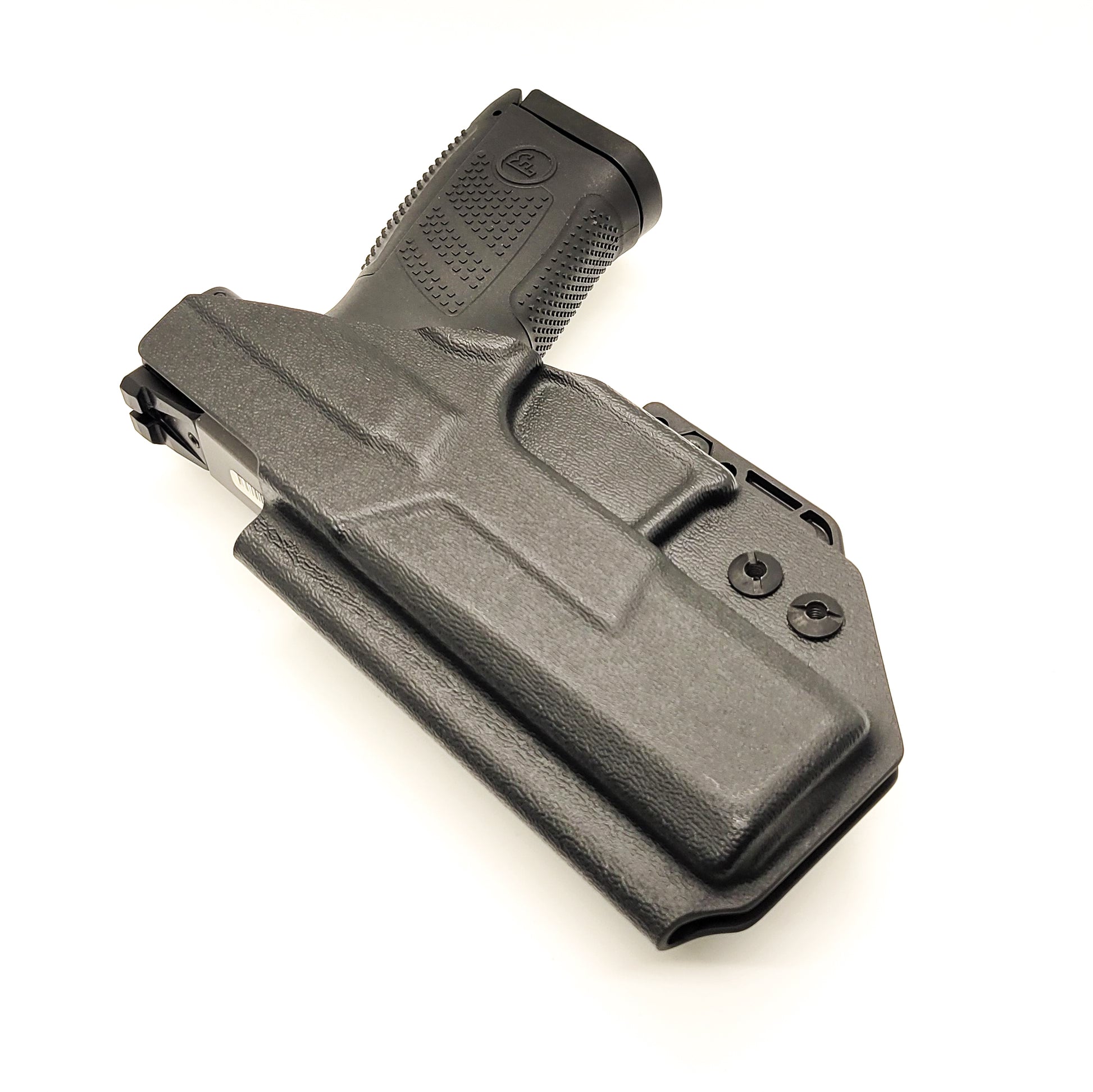 For the best, Inside Waistband IWB Holster for the CZ P-10, shop Four Brothers 4BROS Holsters. Adjustable retention and cant.  Proudly made in the USA