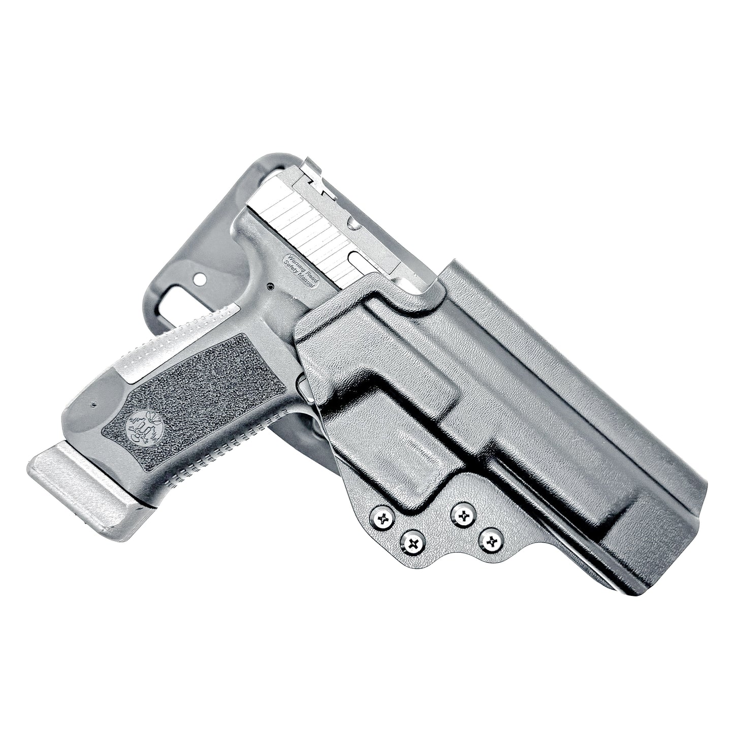 Black Competition holster with a Duty Drop for the Canik TP9SFX.