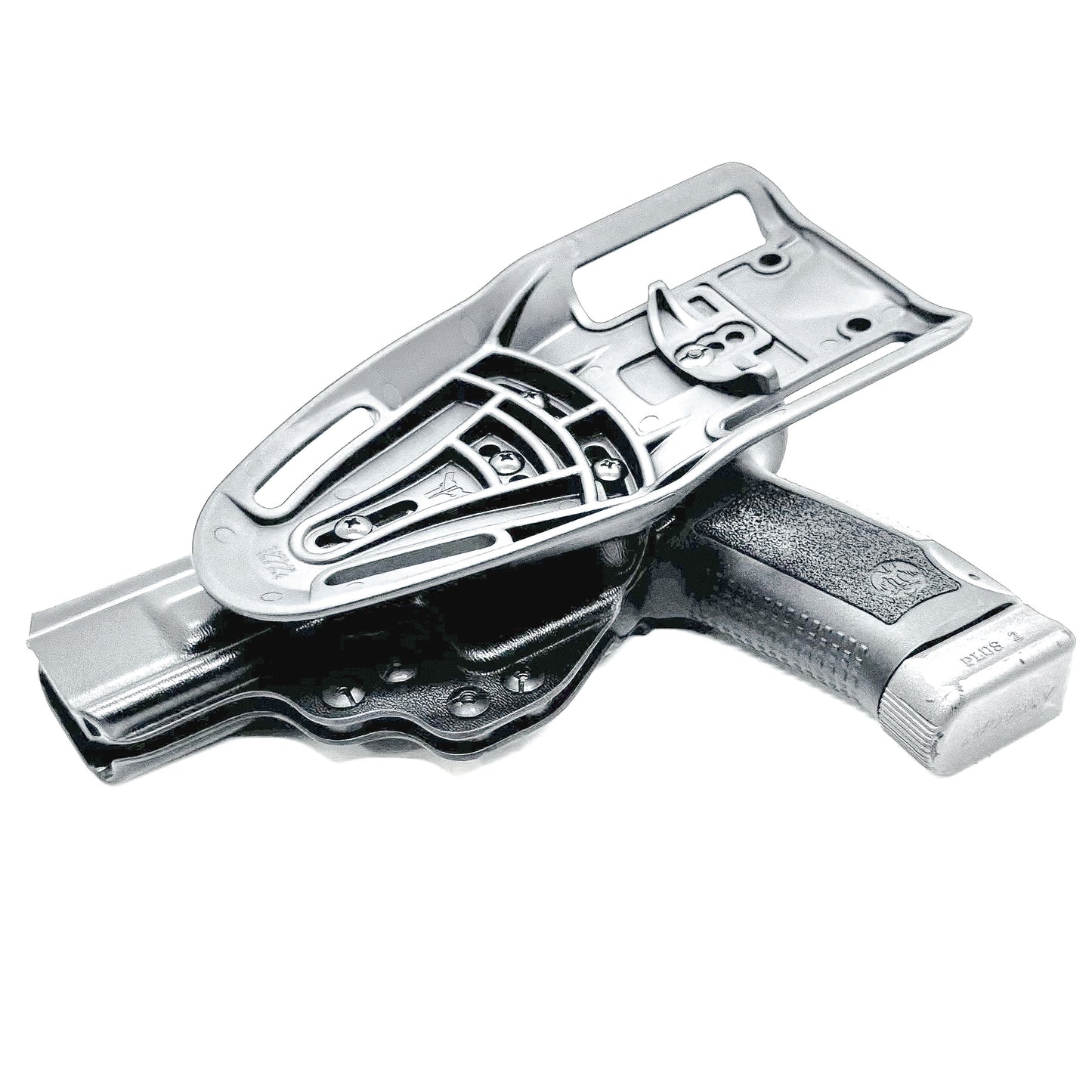 Black Competition holster with a Duty Drop for the Canik TP9SFX.