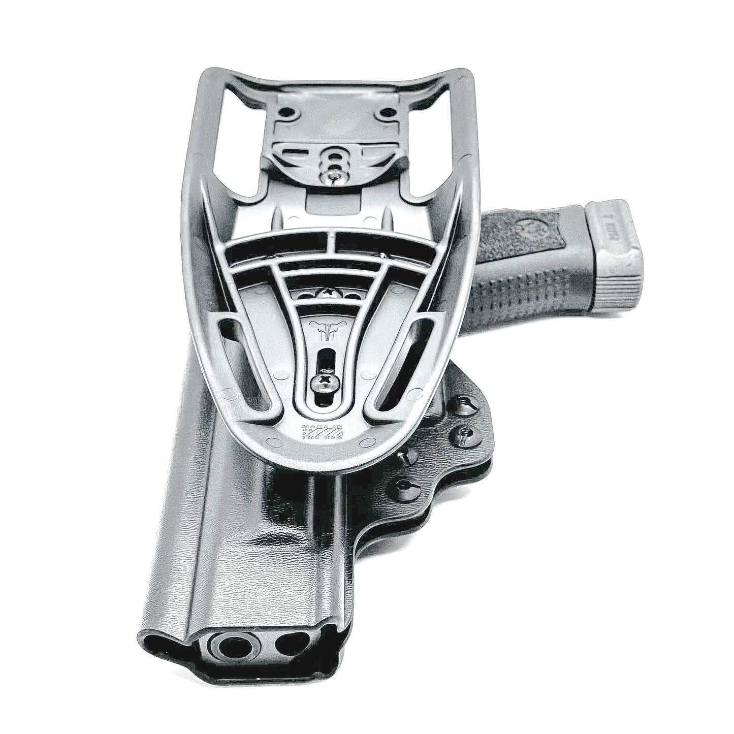 Black Competition holster with a Duty Drop for the Canik TP9SFX.