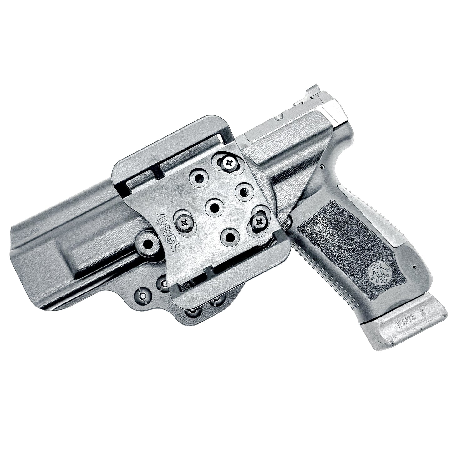 Outside Waistband holster for the Canik TP9SF in Black with a 4BROS 1.5" Slide.