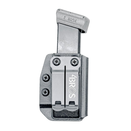 Black  inside waistband magazine carrier for the Canik TP9 9mm magazines from Four Brothers Holsters.