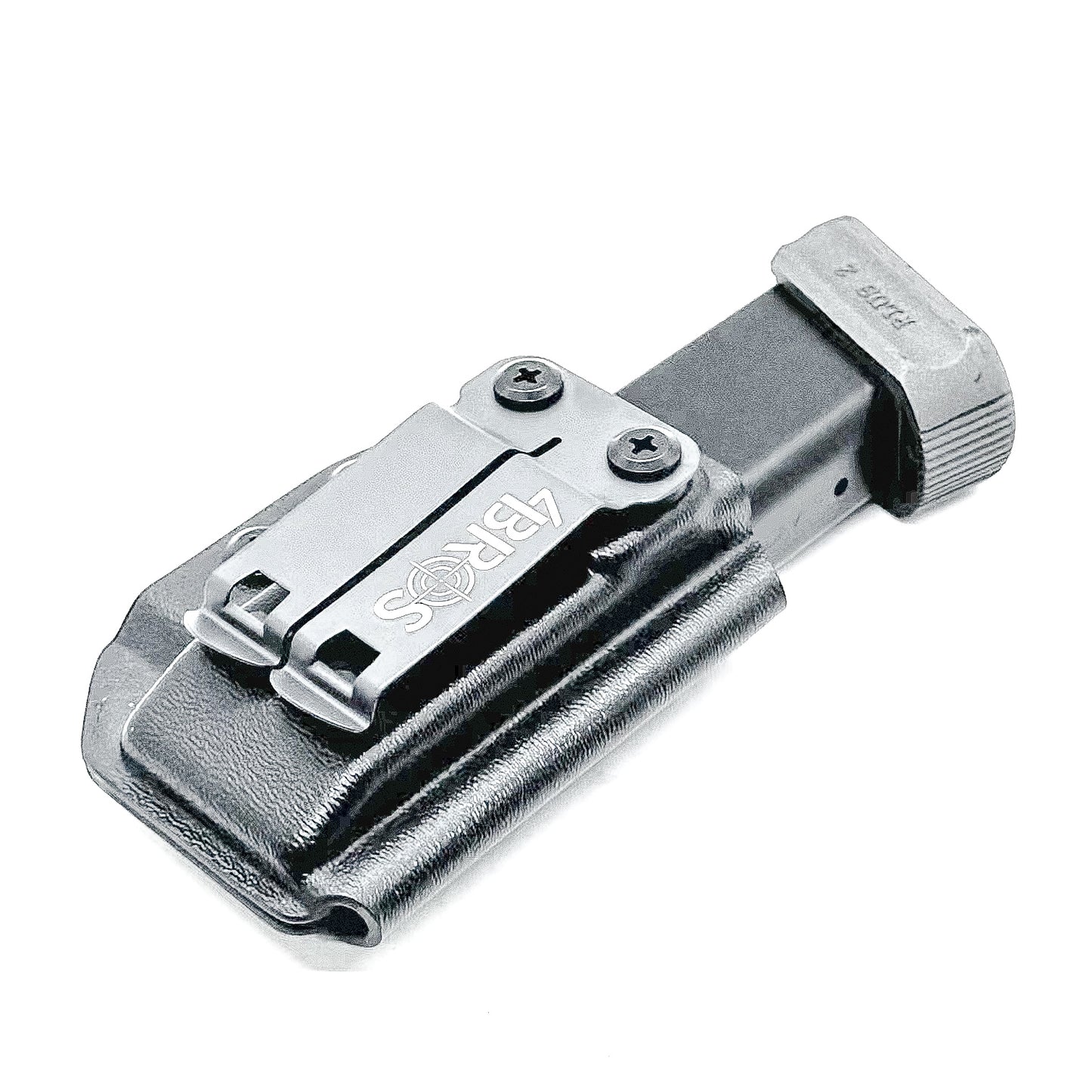 Black inside waistband magazine carrier for the Canik TP9 9mm magazines from Four Brothers Holsters.