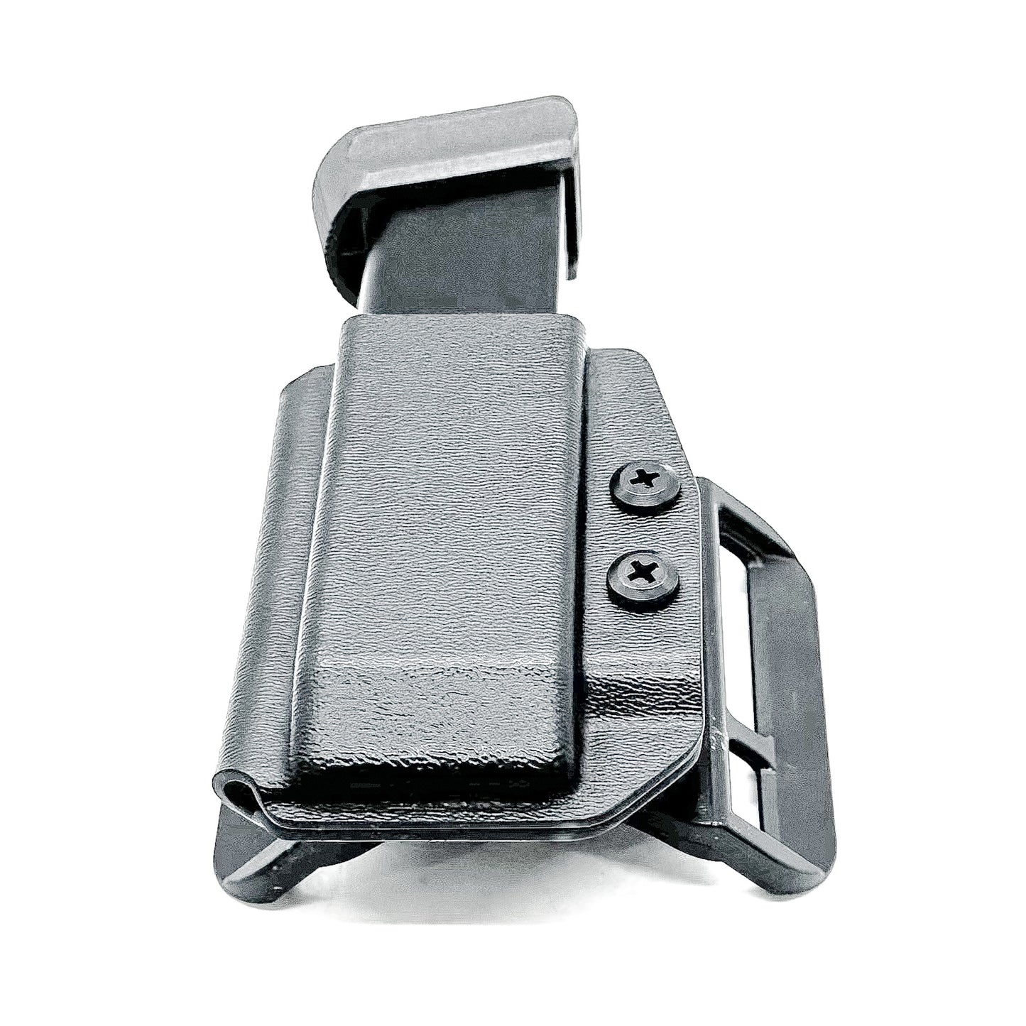 Black Outside Waistband magazine carrier for the Canik TP9 9mm magazines from Four Brothers Holsters.