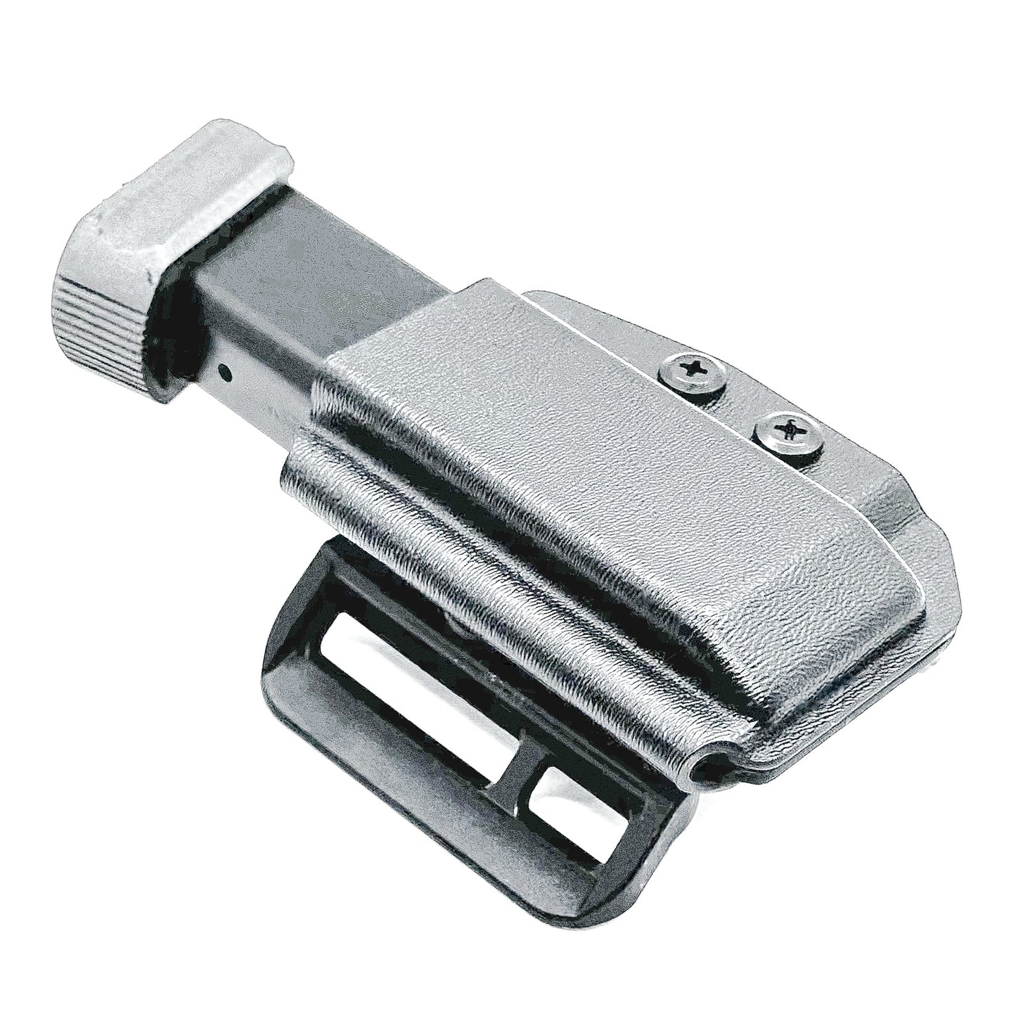 Black Outside Waistband magazine carrier for the Canik TP9 9mm magazines from Four Brothers Holsters.