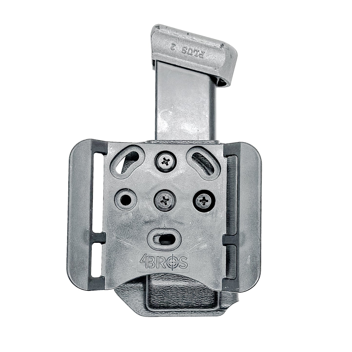 Black Outside Waistband magazine carrier for the Canik TP9 9mm magazines from Four Brothers Holsters.