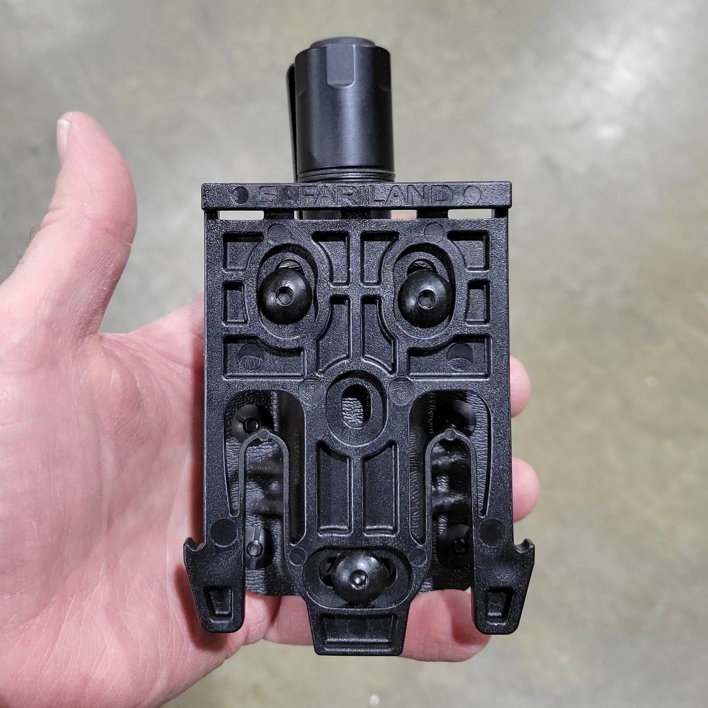 For the best Kydex Outside Waistband and Molle Compatible carrier designed exclusively for the Cloud Defensive MCH Duty light, shop Four Brothers Holsters.