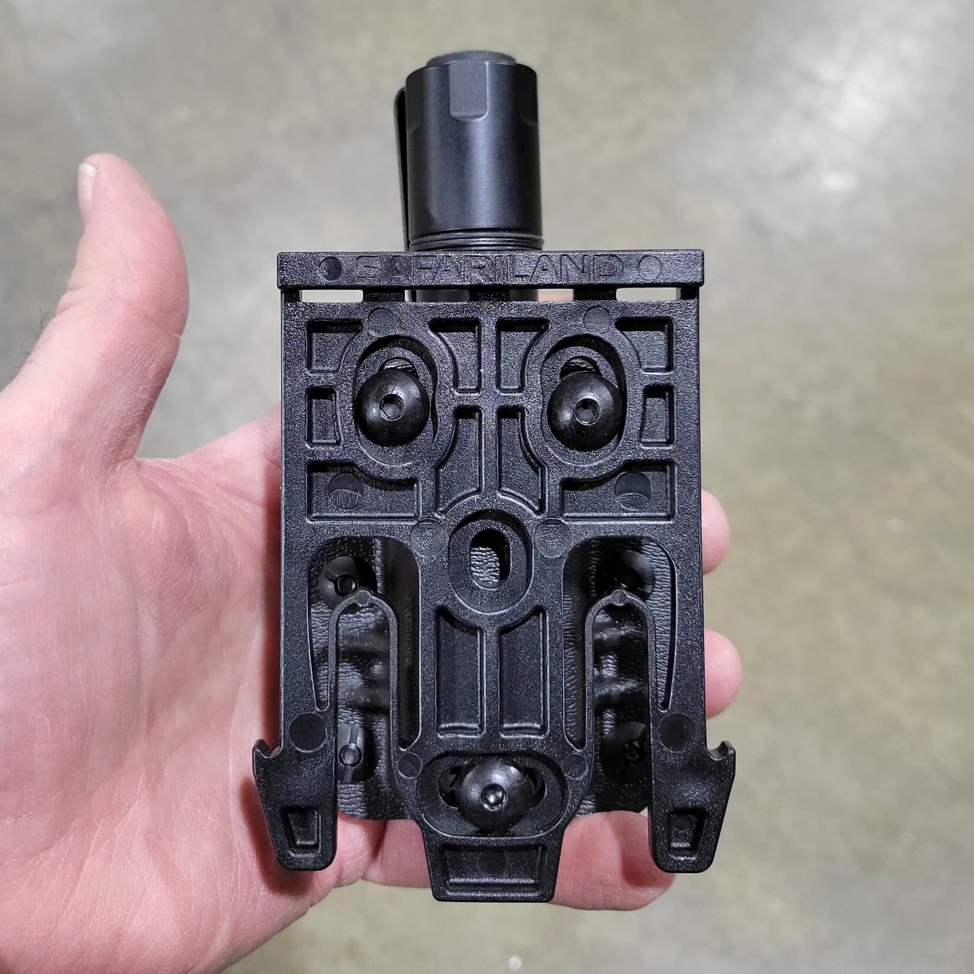 For the best Kydex Outside Waistband and Molle Compatible carrier designed exclusively for the Cloud Defensive MCH Duty light, shop Four Brothers Holsters.