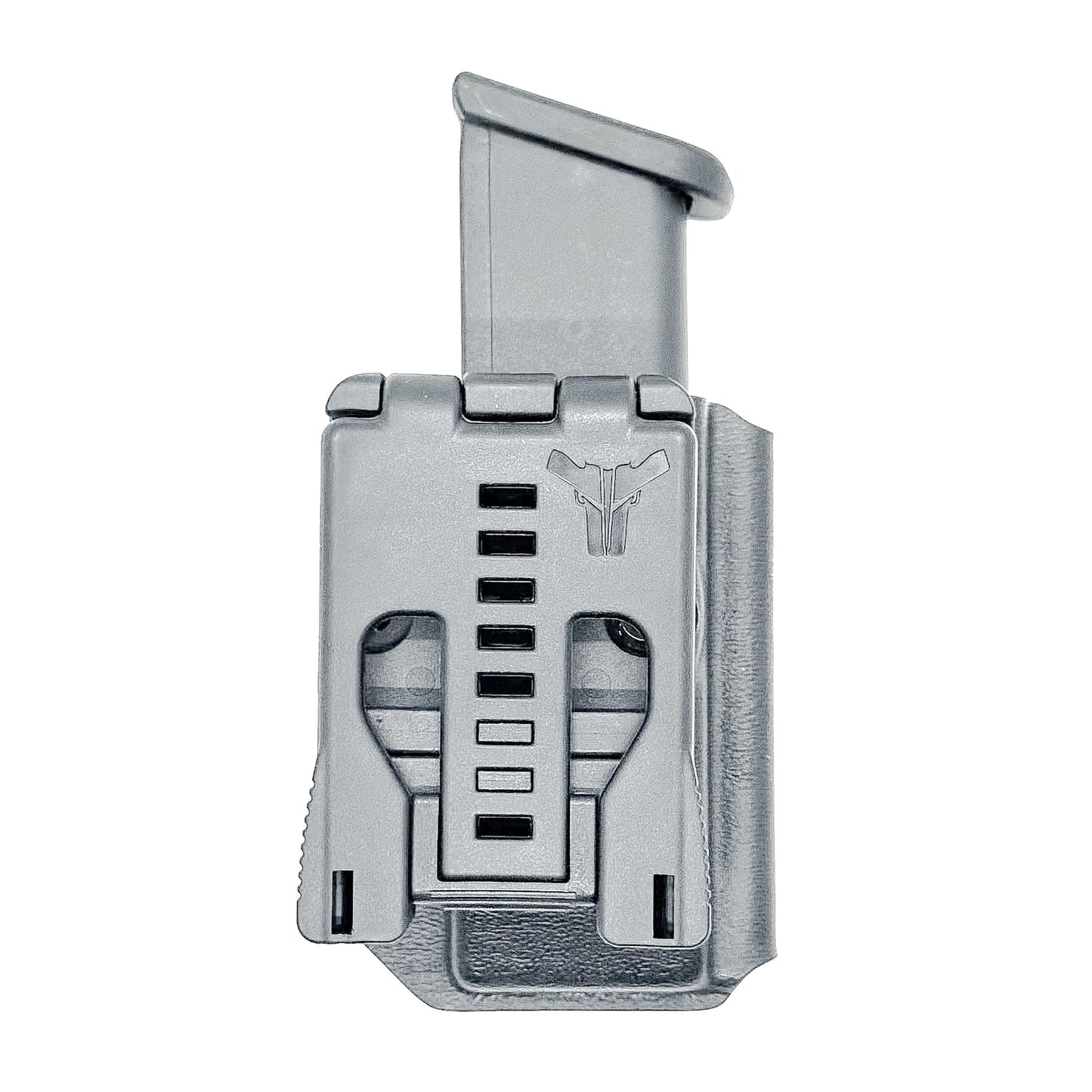 Black Kydex Outside Waistband magazine pouch for Sig P320, P365, P365XL Glock 9mm & 40, Walther, Ruger, S&W, FN magazines from Four Brothers Holsters