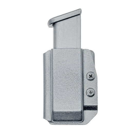 Black Kydex Outside Waistband magazine pouch for Sig P320, P365, P365XL Glock 9mm & 40, Walther, Ruger, S&W, FN magazines from Four Brothers Holsters