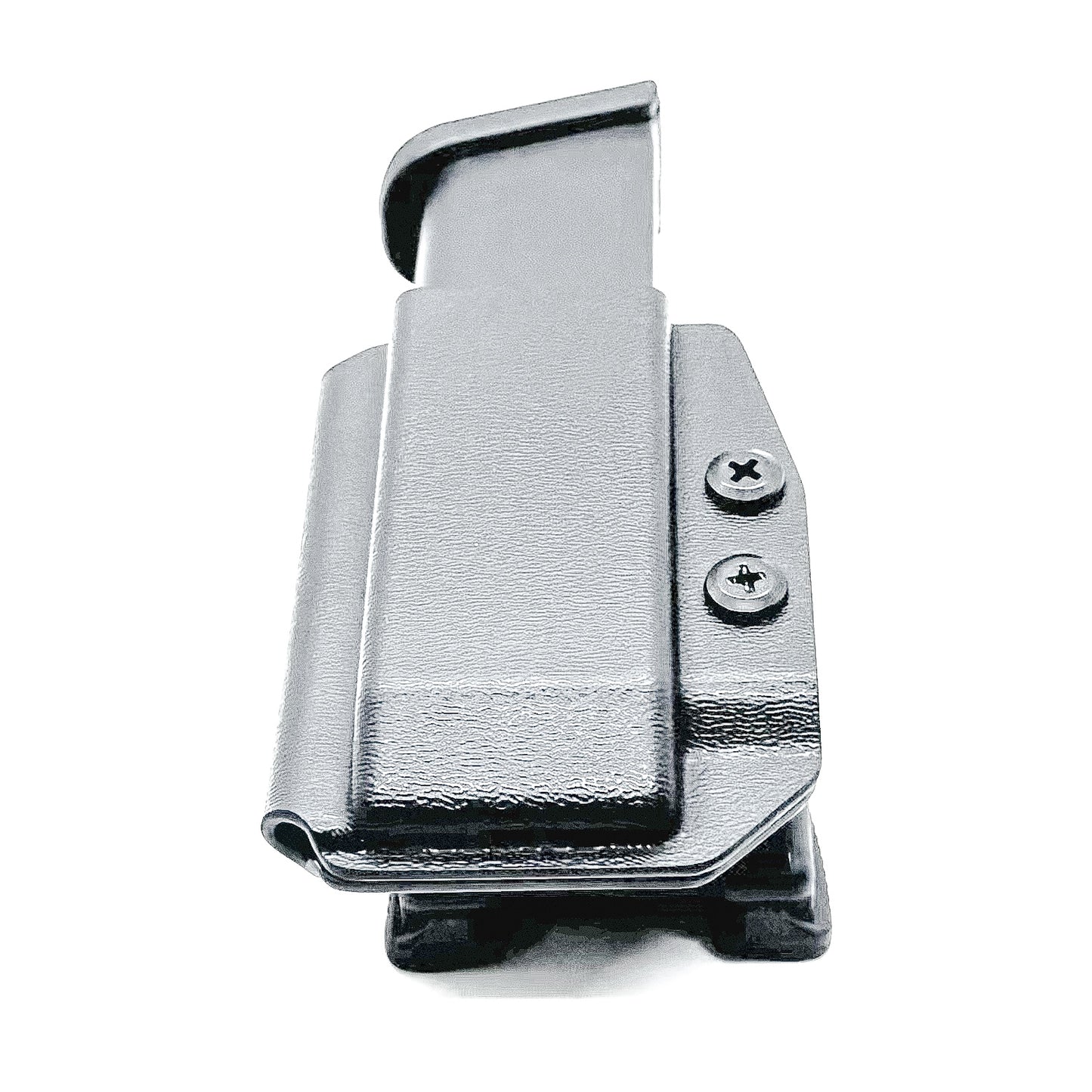 Black Kydex Outside Waistband magazine pouch for Sig P320, P365, P365XL Glock 9mm & 40, Walther, Ruger, S&W, FN magazines from Four Brothers Holsters