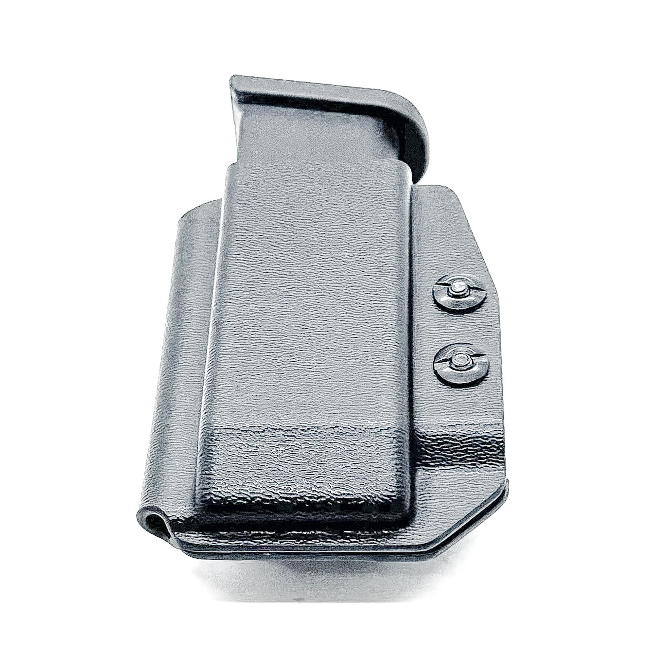 Black Inside Waistband IWB AIWB universal magazine carrier, holster, & pouch for the 9mm & 40 magazines from Four Brothers Holsters. Made in the USA