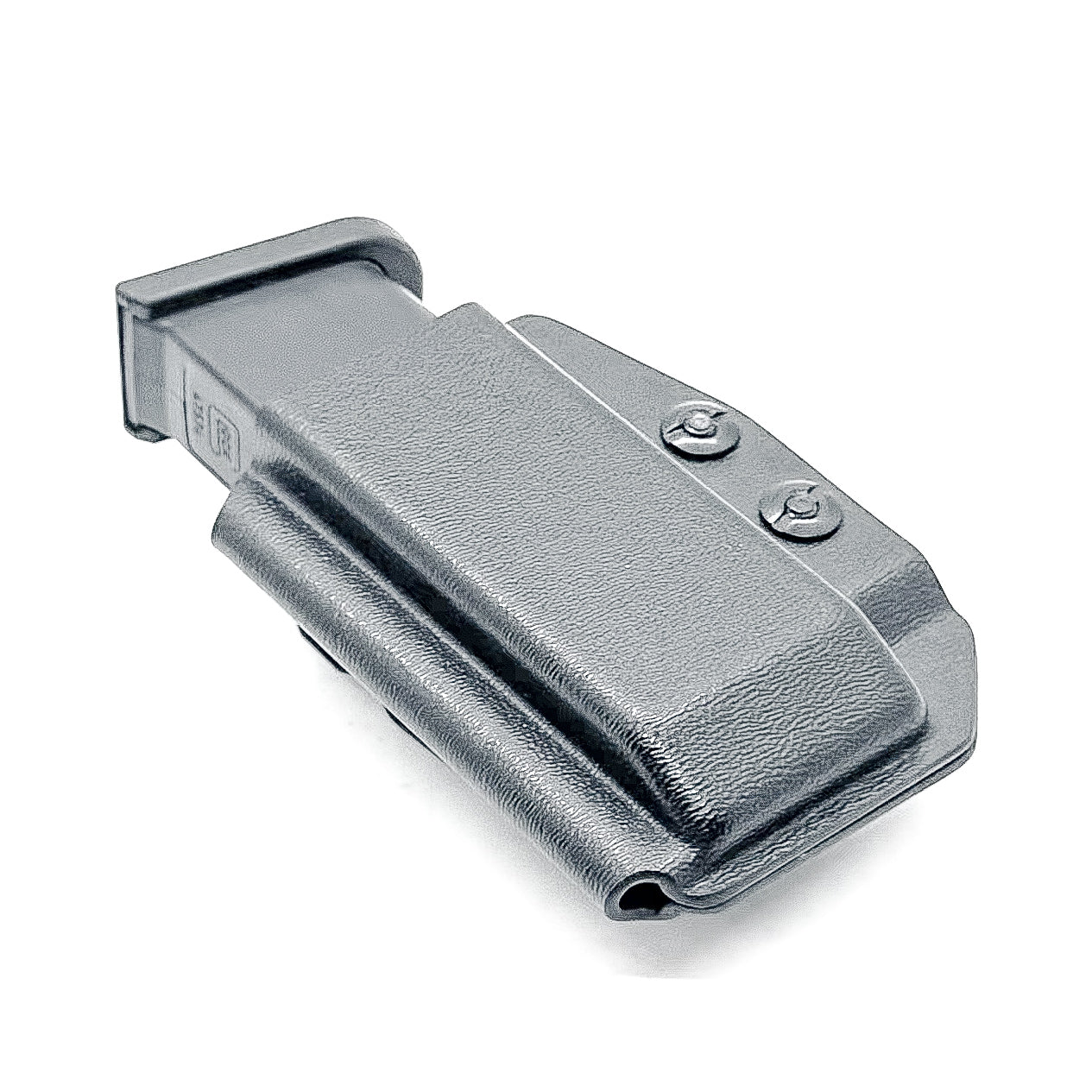 Black Inside Waistband IWB AIWB universal magazine carrier, holster, & pouch for the 9mm & 40 magazines from Four Brothers Holsters. Made in the USA
